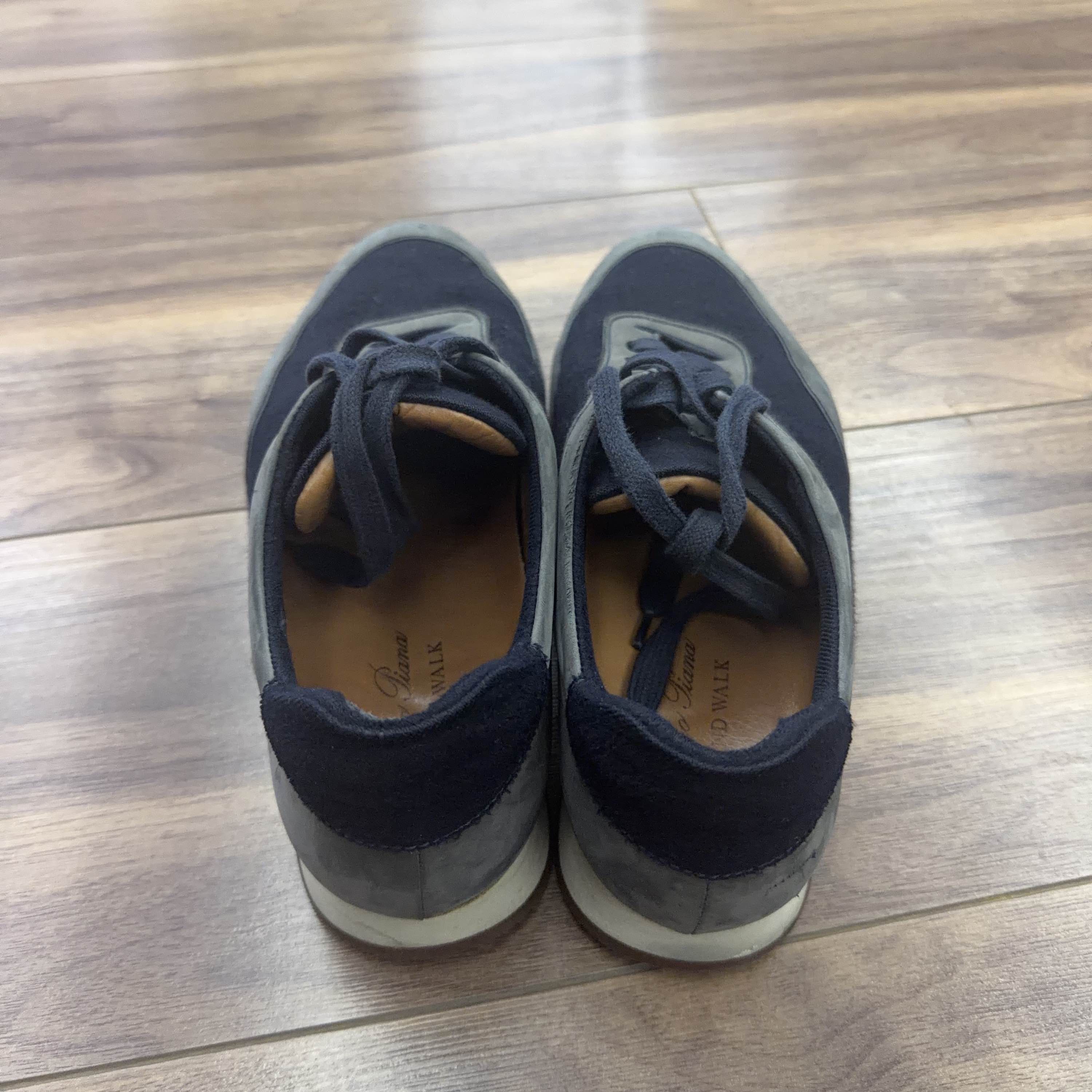 Loro Piana Loro Piana Two-Tone Suede Wool Low-Top Sneakers Size 43 Size US 10 / EU 43 - 3 Thumbnail