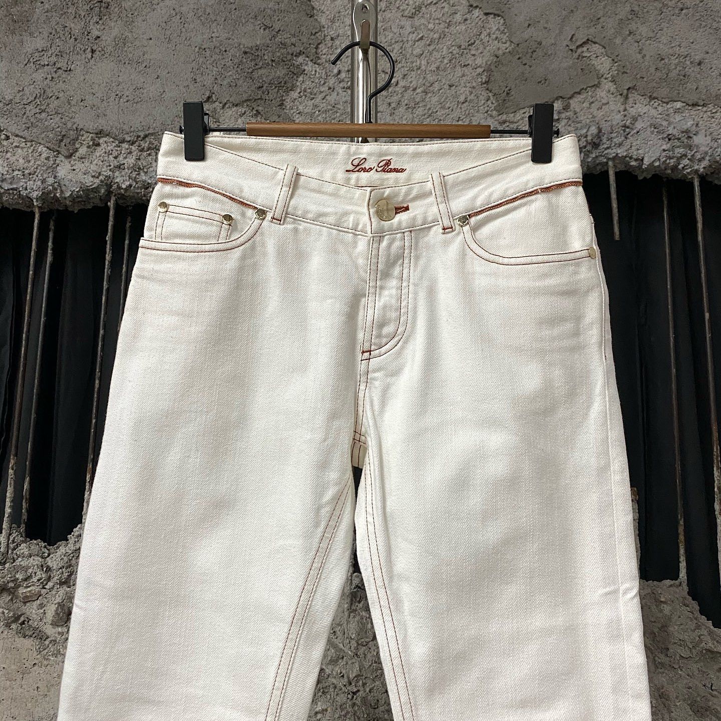 Loro Piana Loro Piana White Jeans Size 40 Size 27" / US 4 / IT 40 - 5 Thumbnail