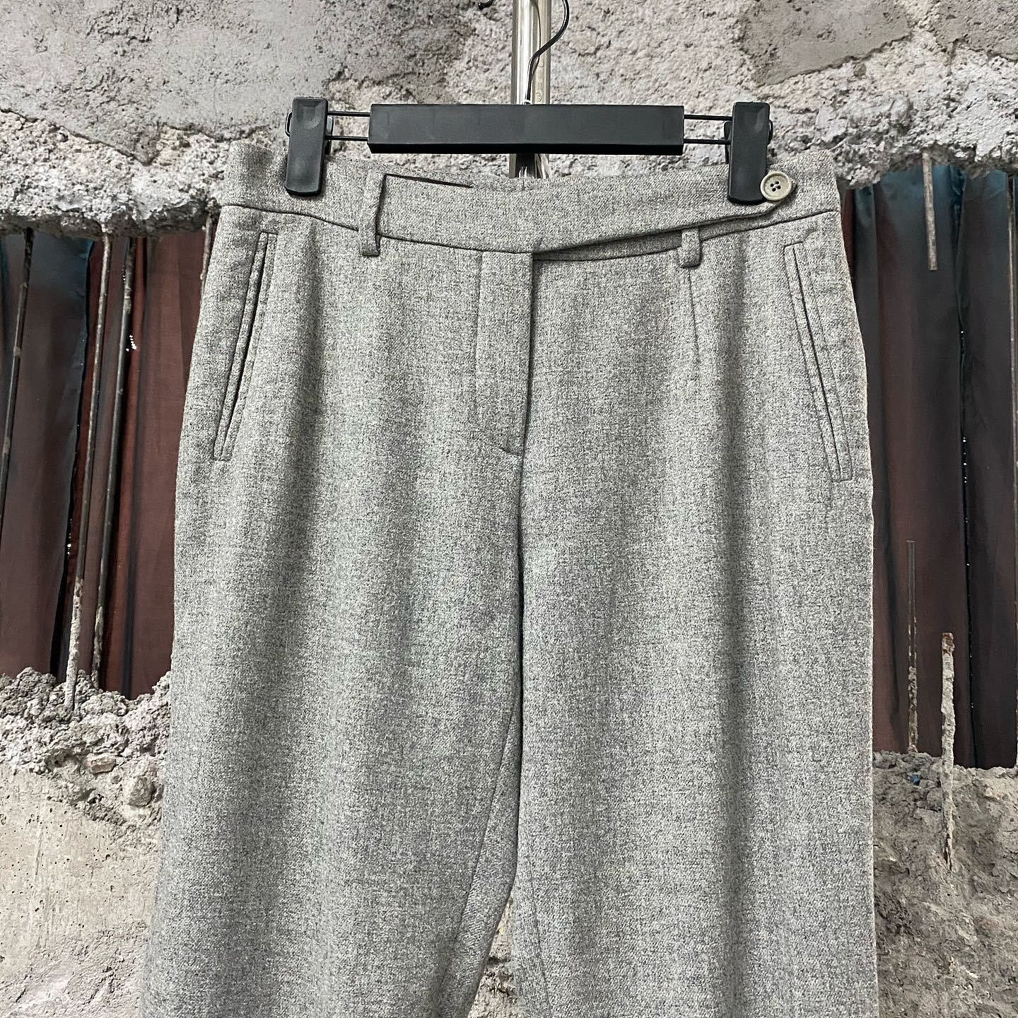 Loro Piana Loro Piana Gray Cashmere Silk Blend Pants Size 38 Size 26" / US 2 / IT 38 - 6 Thumbnail