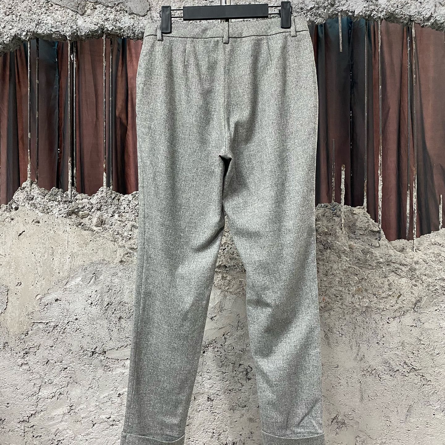 Loro Piana Loro Piana Gray Cashmere Silk Blend Pants Size 38 Size 26" / US 2 / IT 38 - 2 Thumbnail