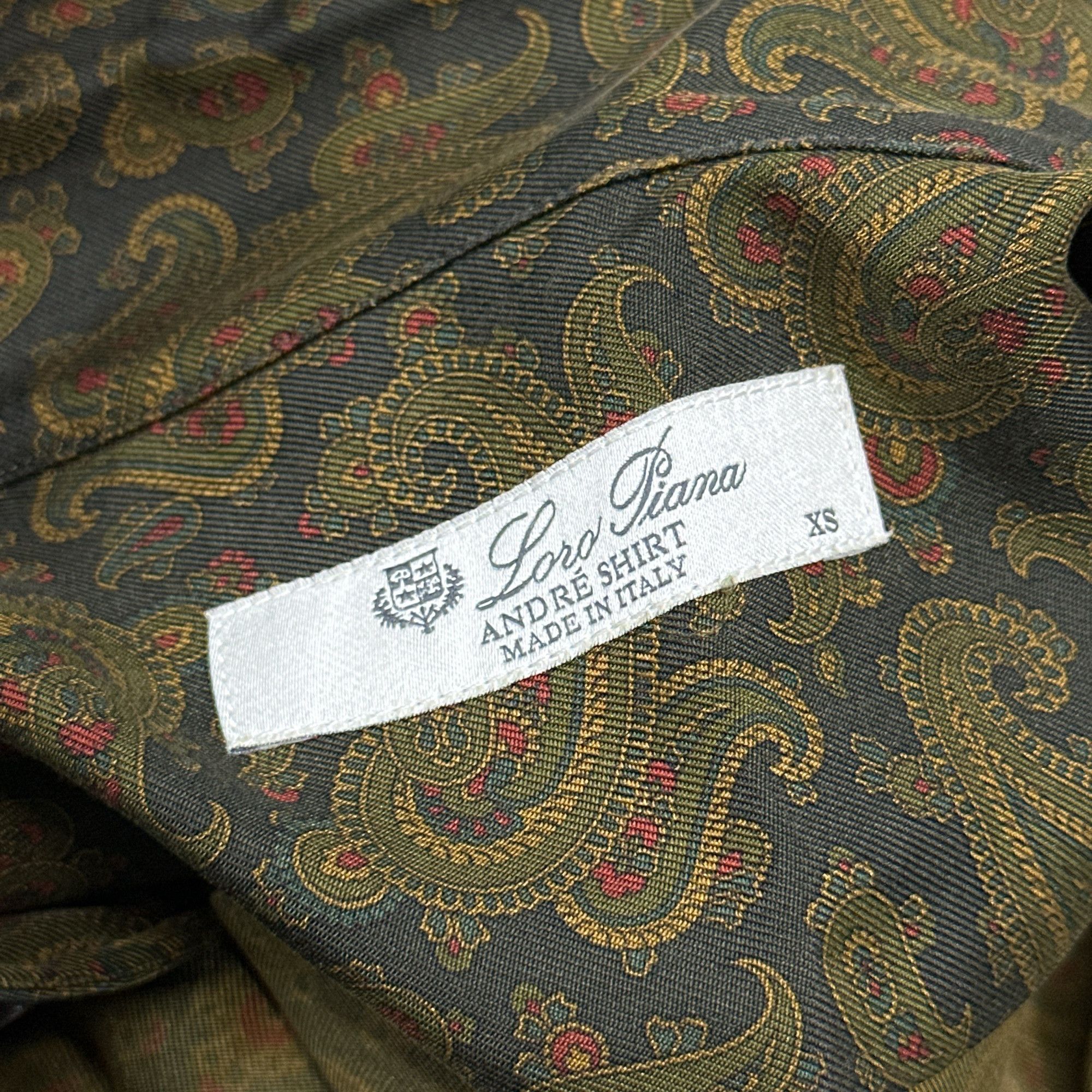 Loro Piana Loro Piana Paisley Print Shirt XS Size US XS / EU 42 / 0 - 4 Thumbnail