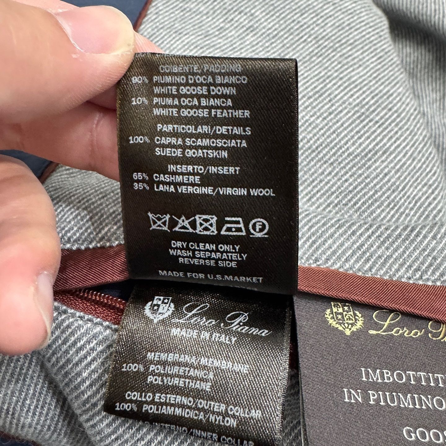 Loro Piana Loro Piana Down Jacket Navy Size M Size US M / EU 48-50 / 2 - 5 Thumbnail