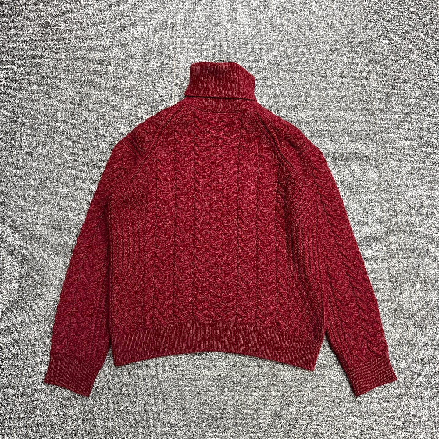 Loro Piana Loro Piana Cable Knit Cashmere Turtleneck Sweater IT 44 Size M / US 6-8 / IT 42-44 - 2 Thumbnail