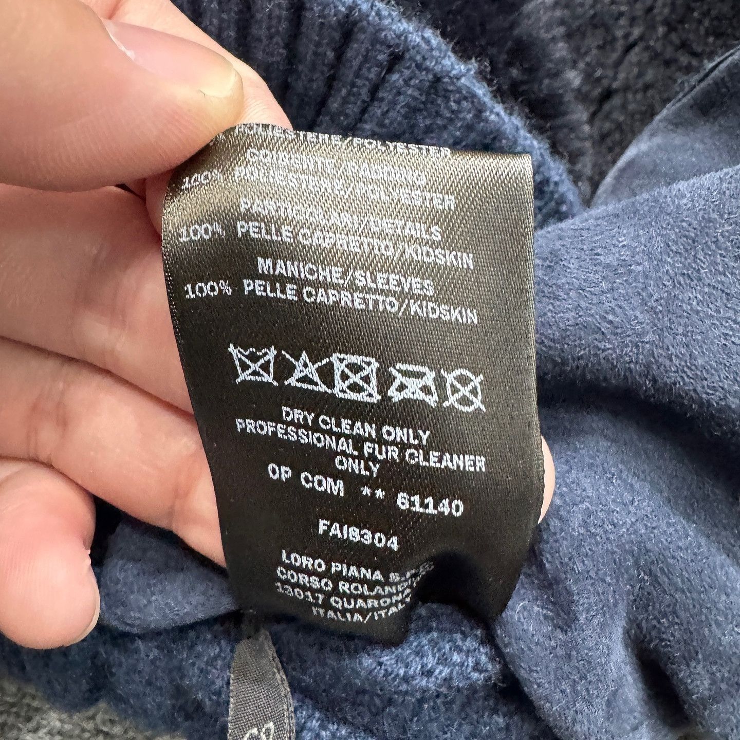 Loro Piana Loro Piana Baby Cashmere Suede Jacket Size 62 Size US XXL / EU 58 / 5 - 5 Thumbnail