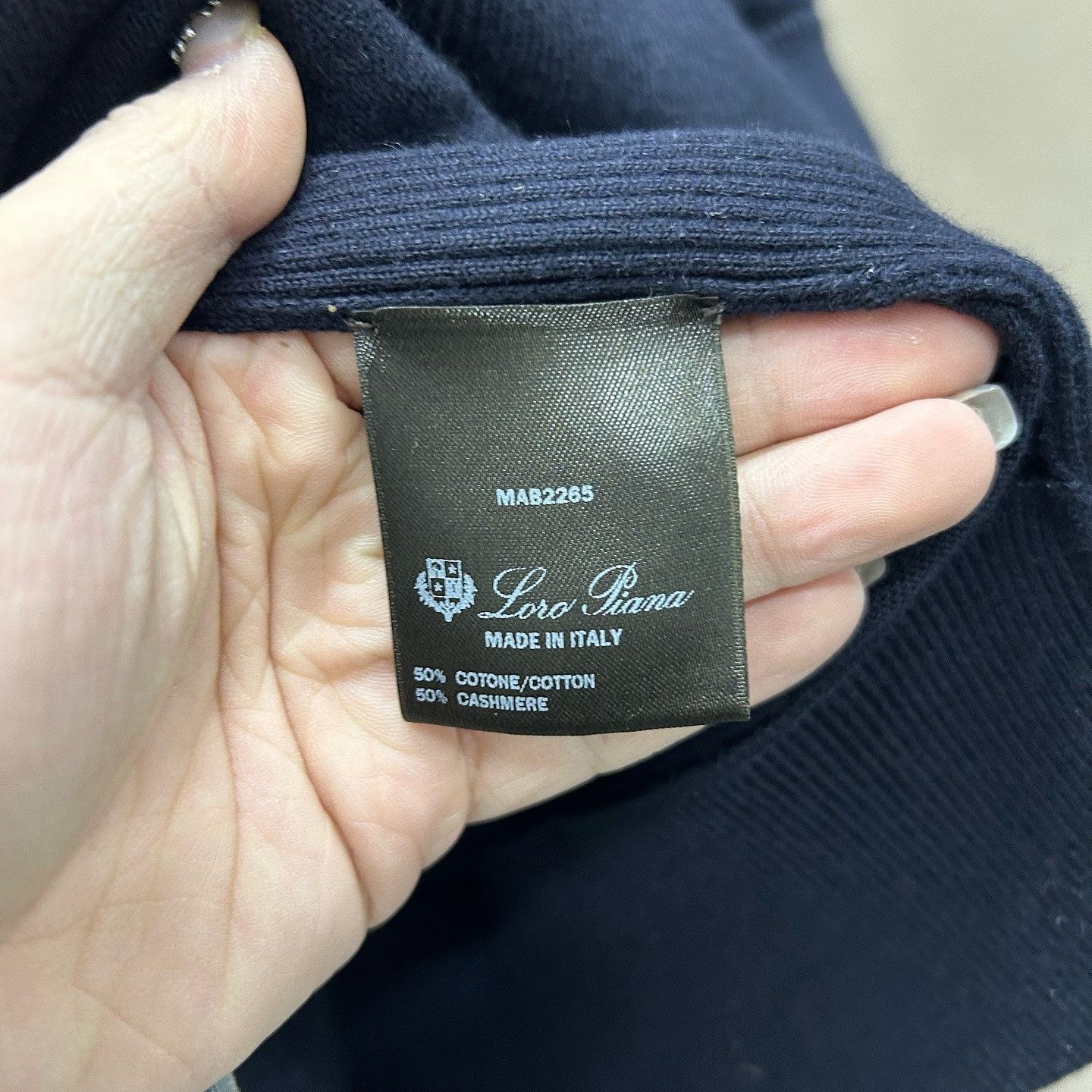 Loro Piana Loro Piana Cashmere Cotton Zip Hoodie Size L Size US L / EU 52-54 / 3 - 4 Thumbnail