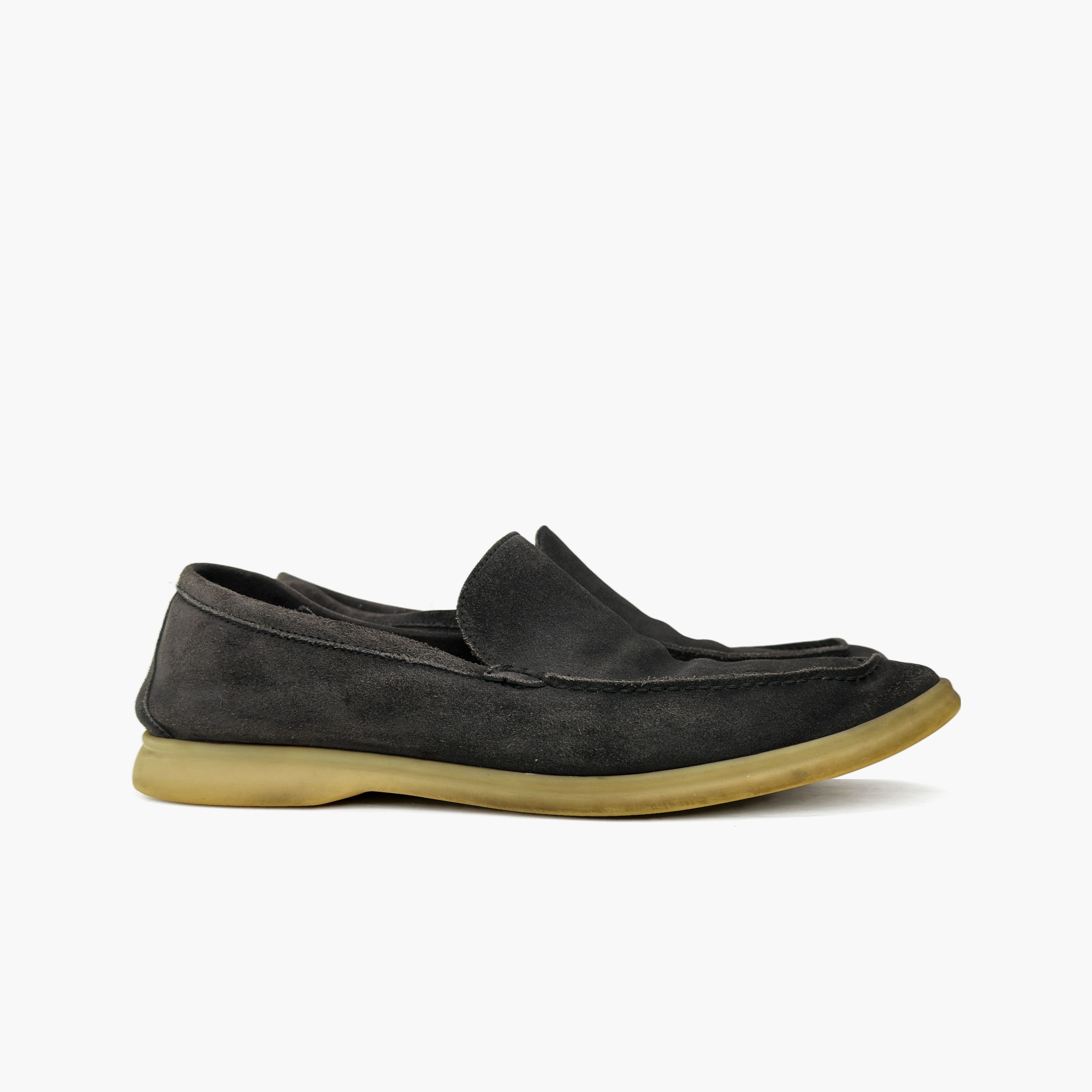 Loro Piana Loro Piana Black Suede Summer Walk Loafers Size 10 Size US 10 / EU 43 - 4 Thumbnail
