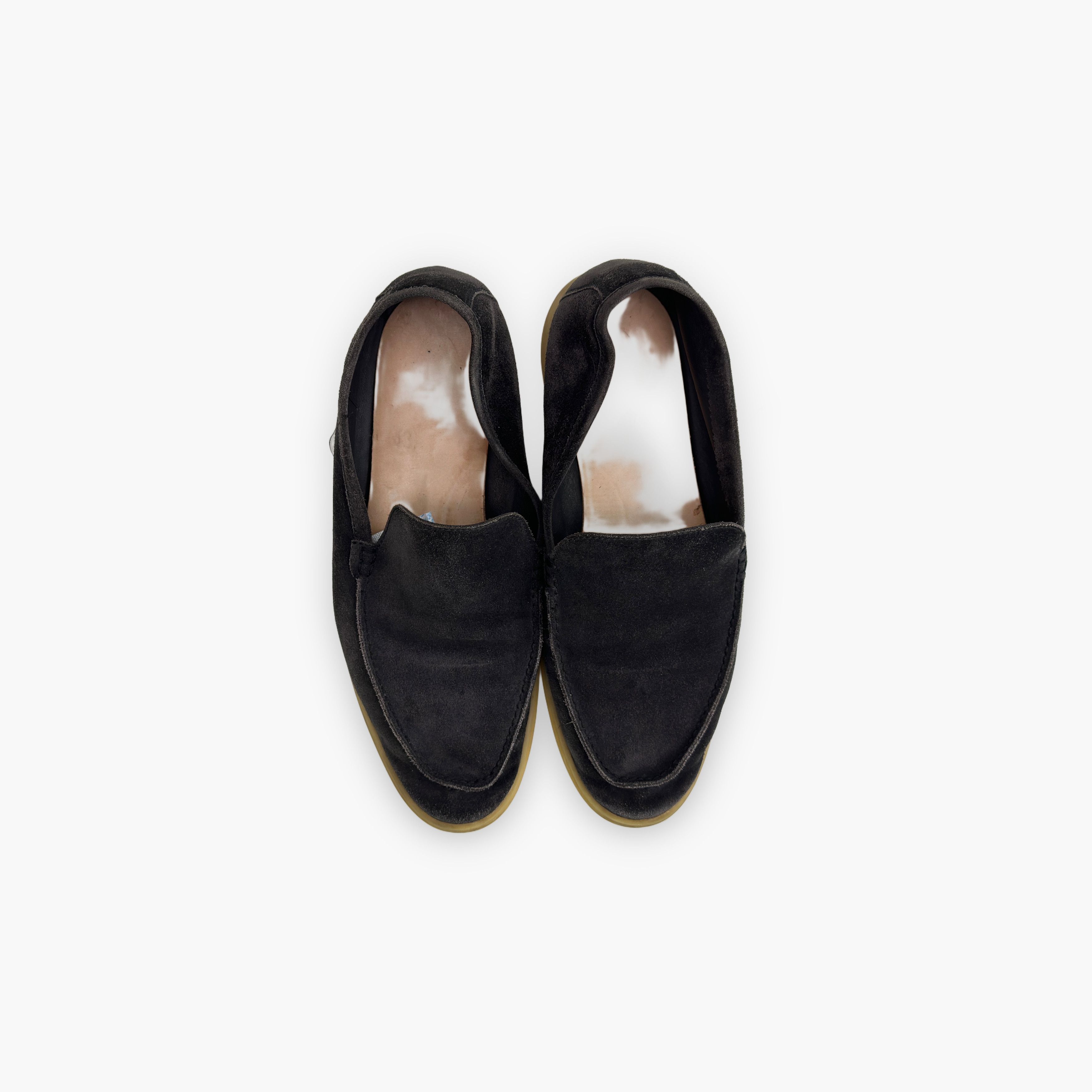 Loro Piana Loro Piana Black Suede Summer Walk Loafers Size 10 Size US 10 / EU 43 - 9 Thumbnail