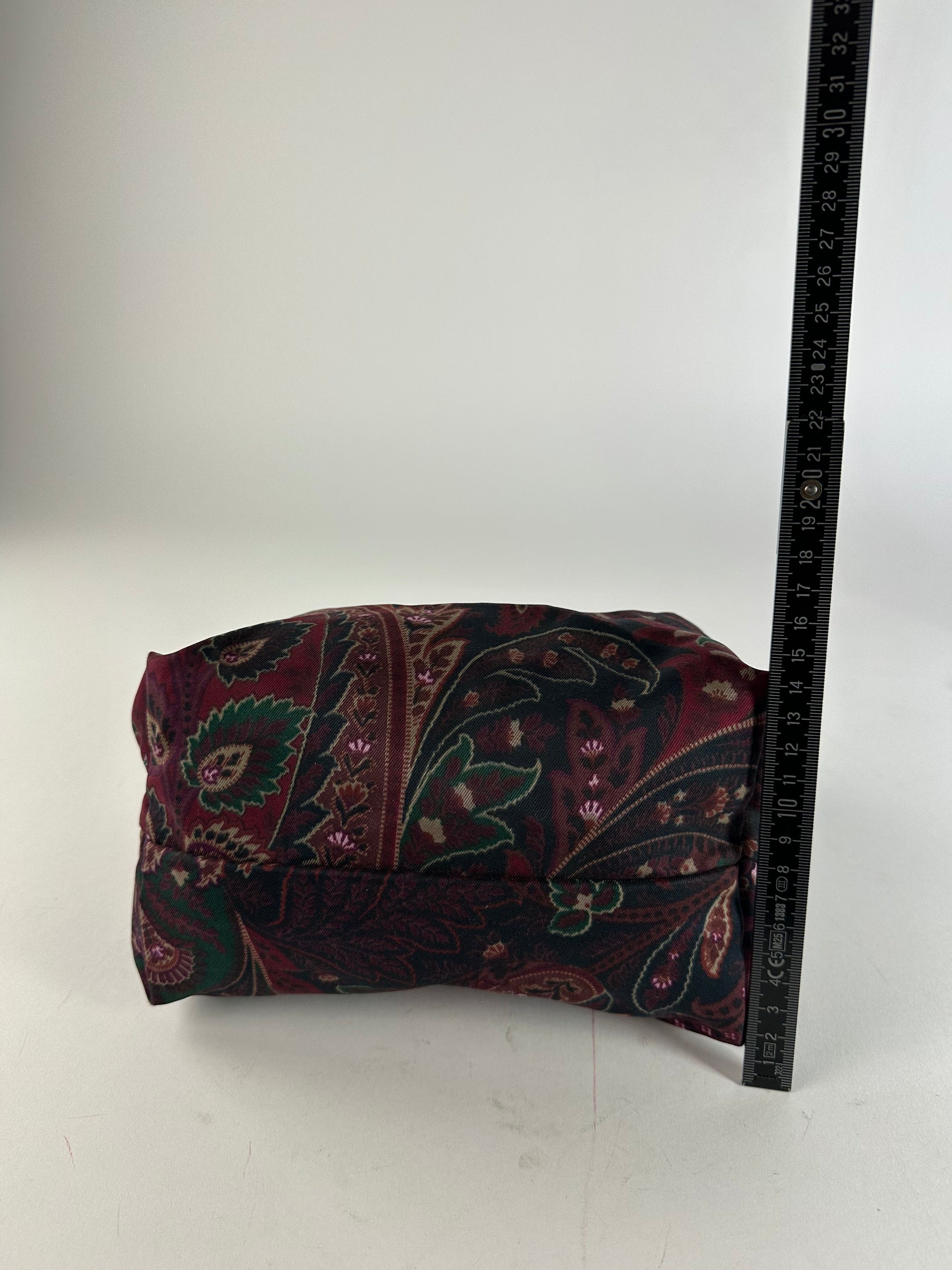 Etro Vintage Paisley Jacquard Cotton Shoulder Bag Purple Green Size ONE SIZE - 15 Thumbnail
