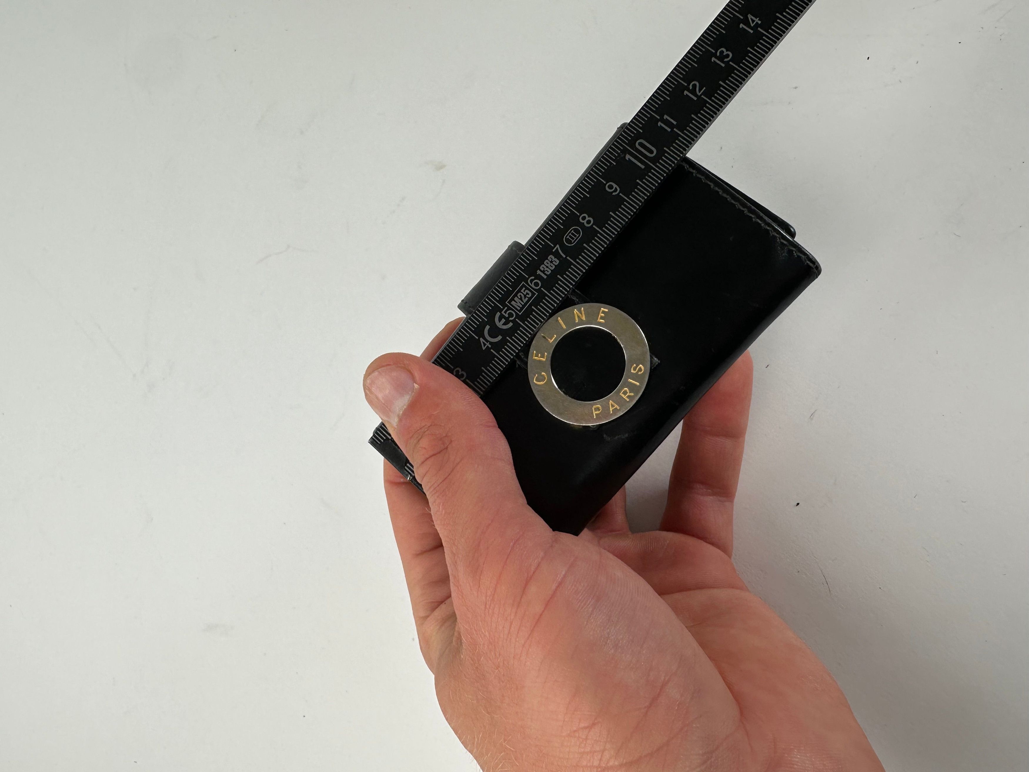 Celine Vintage Paris Leather Key Holder Black Size ONE SIZE - 7 Thumbnail