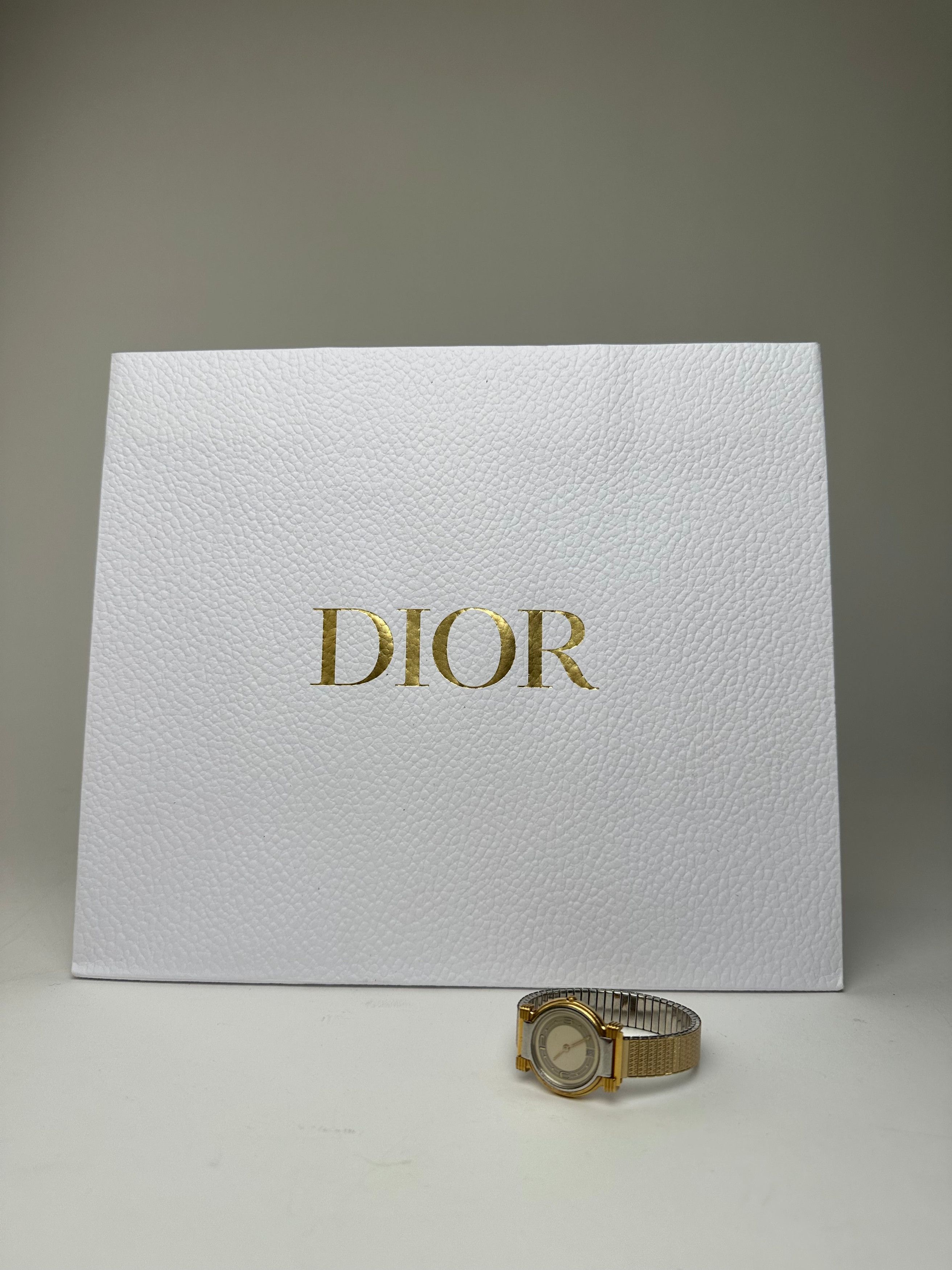Dior Vintage Paris Ladies Quartz Watch Two-Tone Size ONE SIZE - 7 Thumbnail