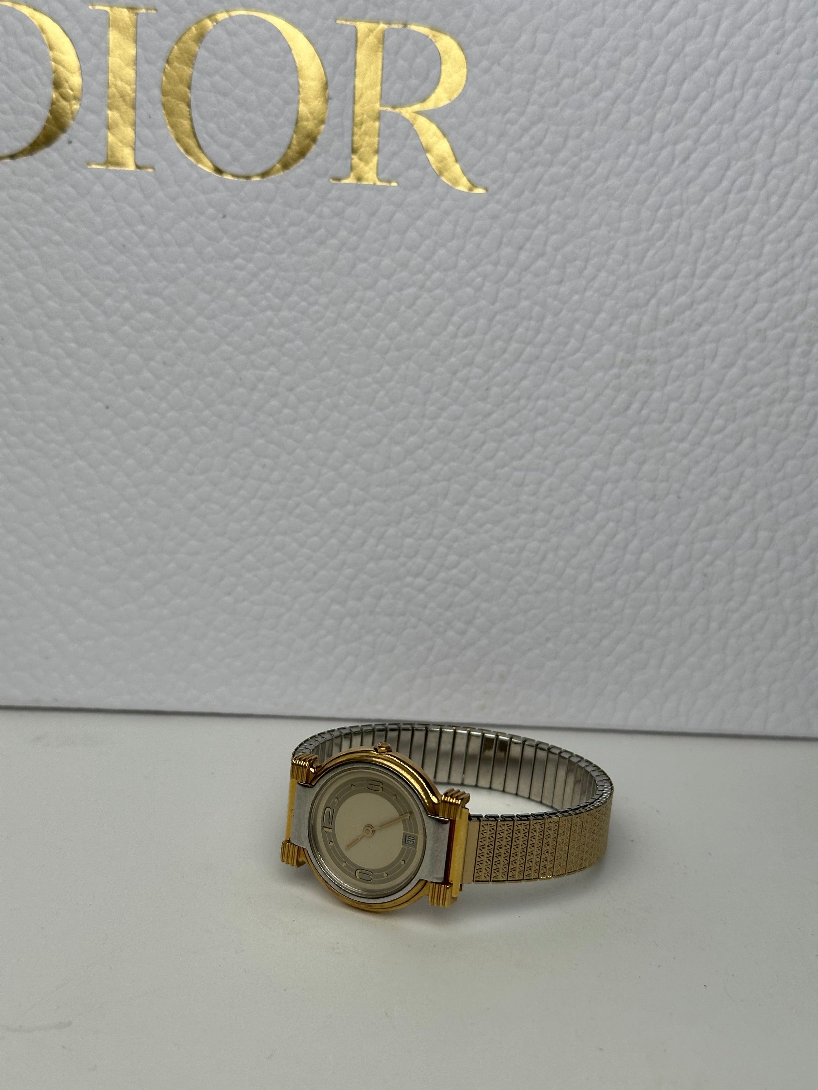 Dior Vintage Paris Ladies Quartz Watch Two-Tone Size ONE SIZE - 5 Thumbnail