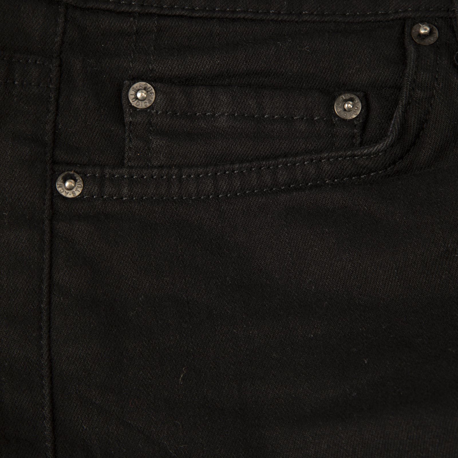Acne Studios Black Denim Skin 5 Jeans Size 27" / US 4 / IT 40 - 3 Thumbnail