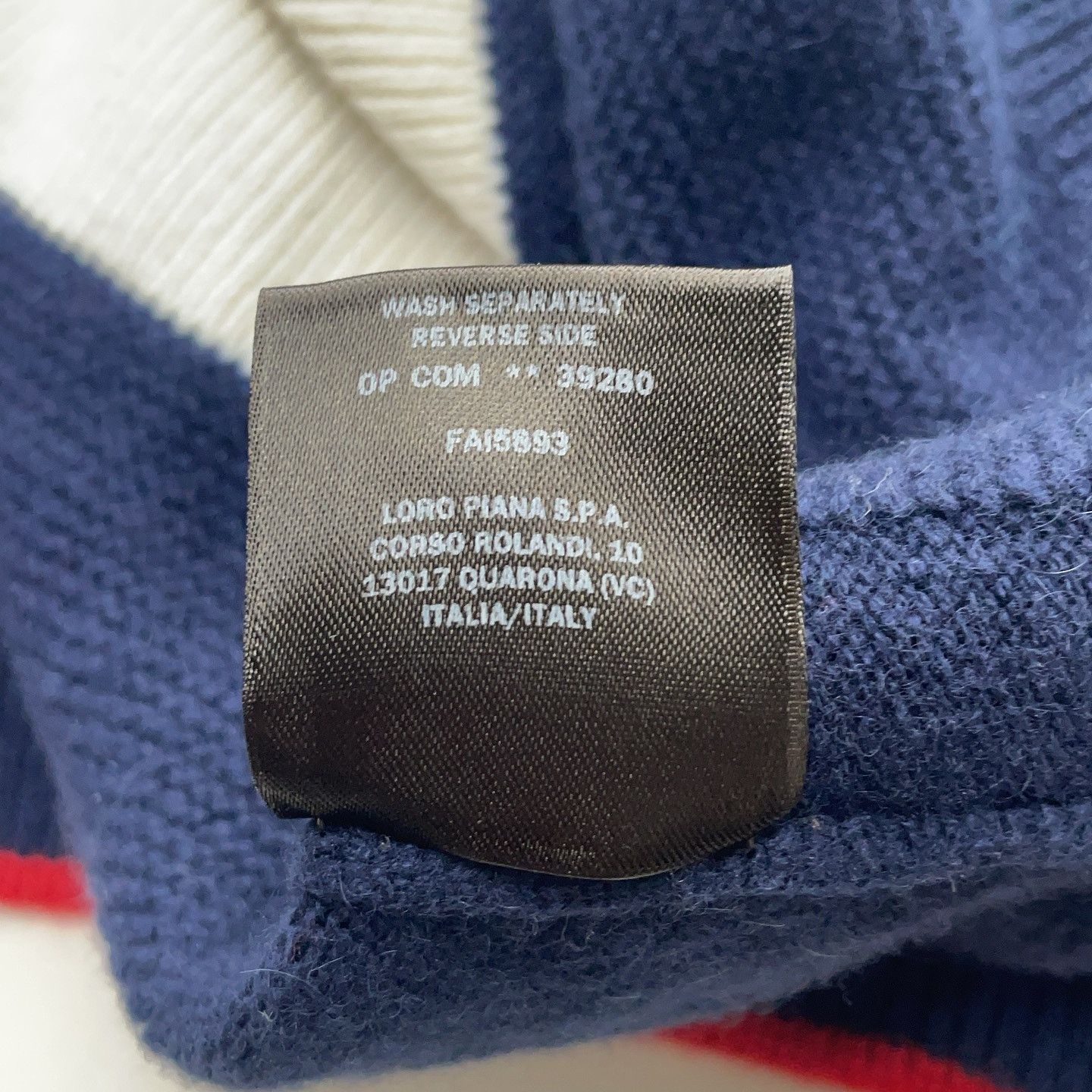 Loro Piana Loro Piana Baby Cashmere Striped Sweater Size S Size US S / EU 44-46 / 1 - 5 Thumbnail