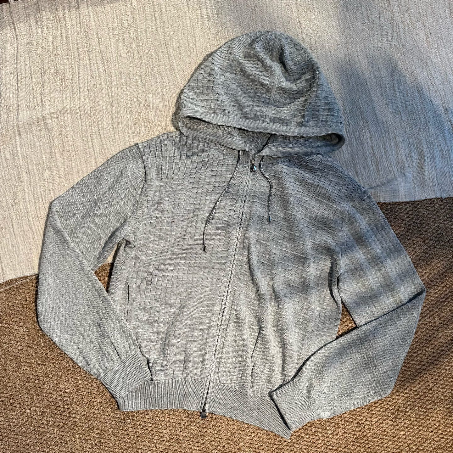 Loro Piana Loro Piana Silk Blend Zip Hoodie Size 42 Size M / US 6-8 / IT 42-44 - 9 Thumbnail