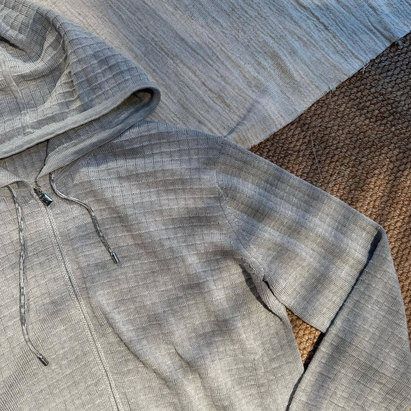 Loro Piana Loro Piana Silk Blend Zip Hoodie Size 42 Size M / US 6-8 / IT 42-44 - 5 Thumbnail