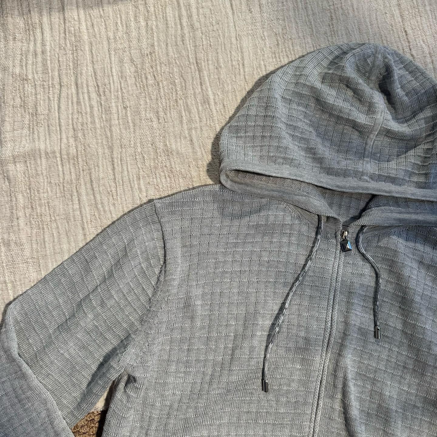 Loro Piana Loro Piana Silk Blend Zip Hoodie Size 42 Size M / US 6-8 / IT 42-44 - 7 Thumbnail