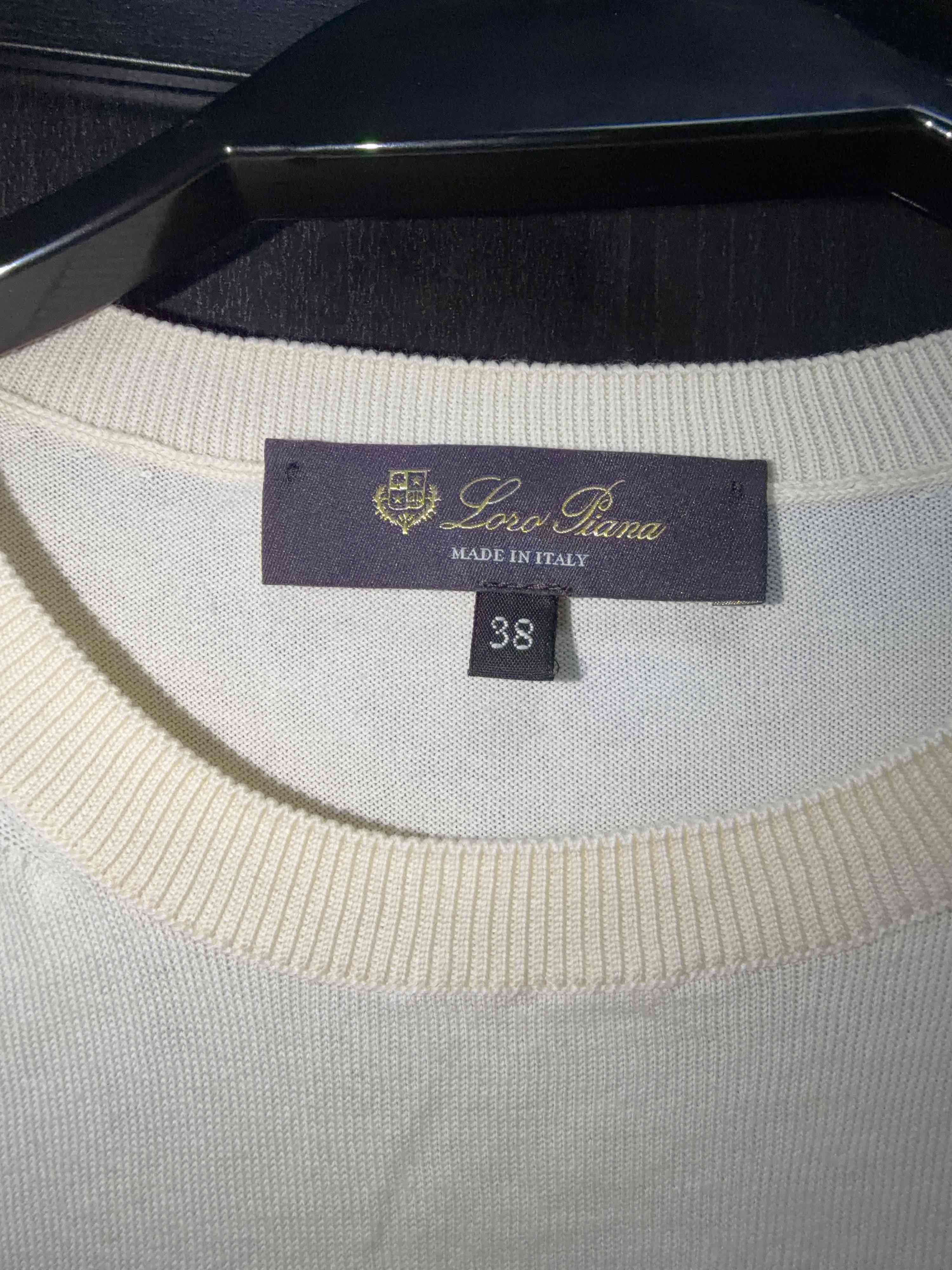 Loro Piana Loro Piana Cotton Knit T-Shirt Size 38 Size XS / US 0-2 / IT 36-38 - 3 Thumbnail
