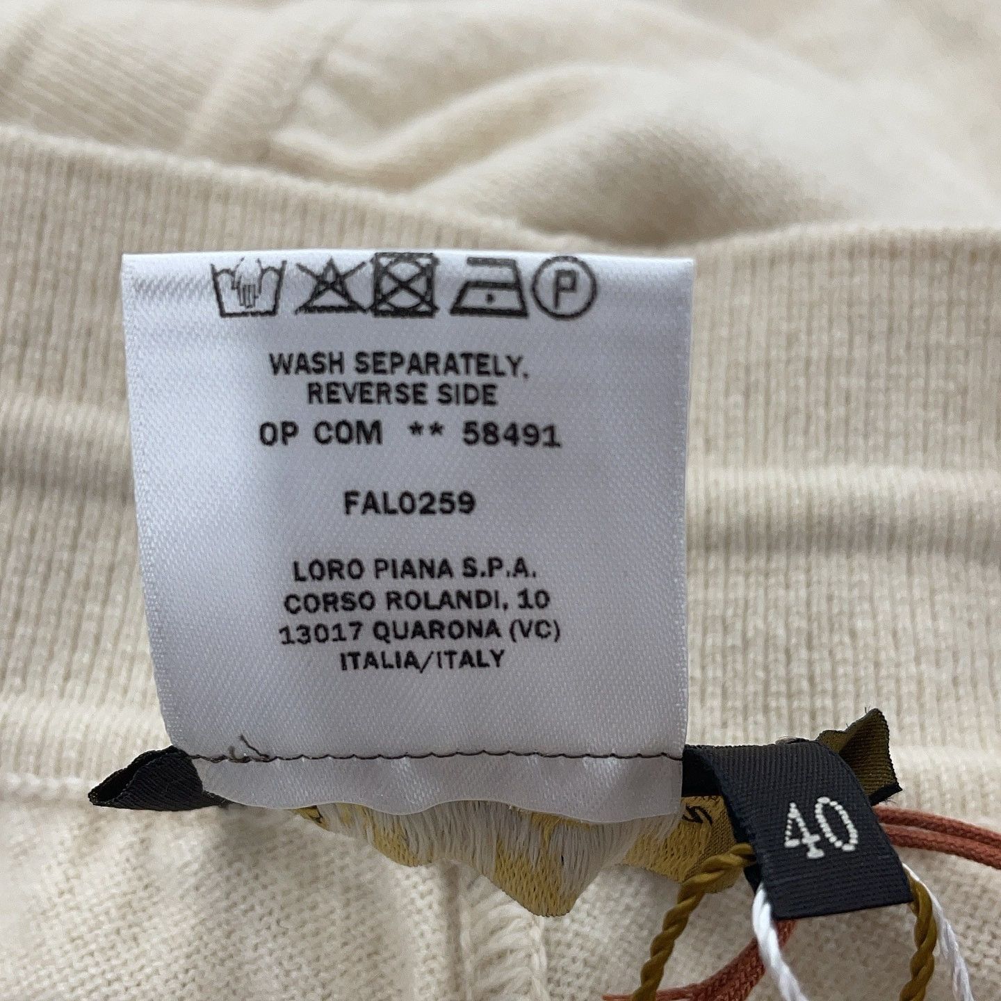 Loro Piana Loro Piana Baby Cashmere Knit Pants Beige Size 40 Size 27" / US 4 / IT 40 - 4 Thumbnail