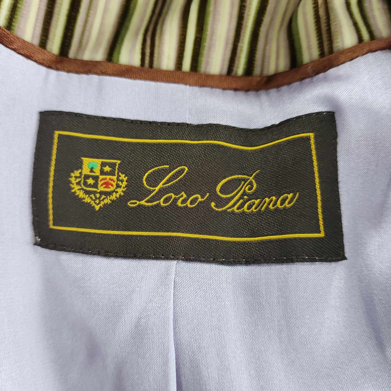 Loro Piana Loro Piana Striped Blazer Size IT 42 Size M / US 6-8 / IT 42-44 - 3 Thumbnail