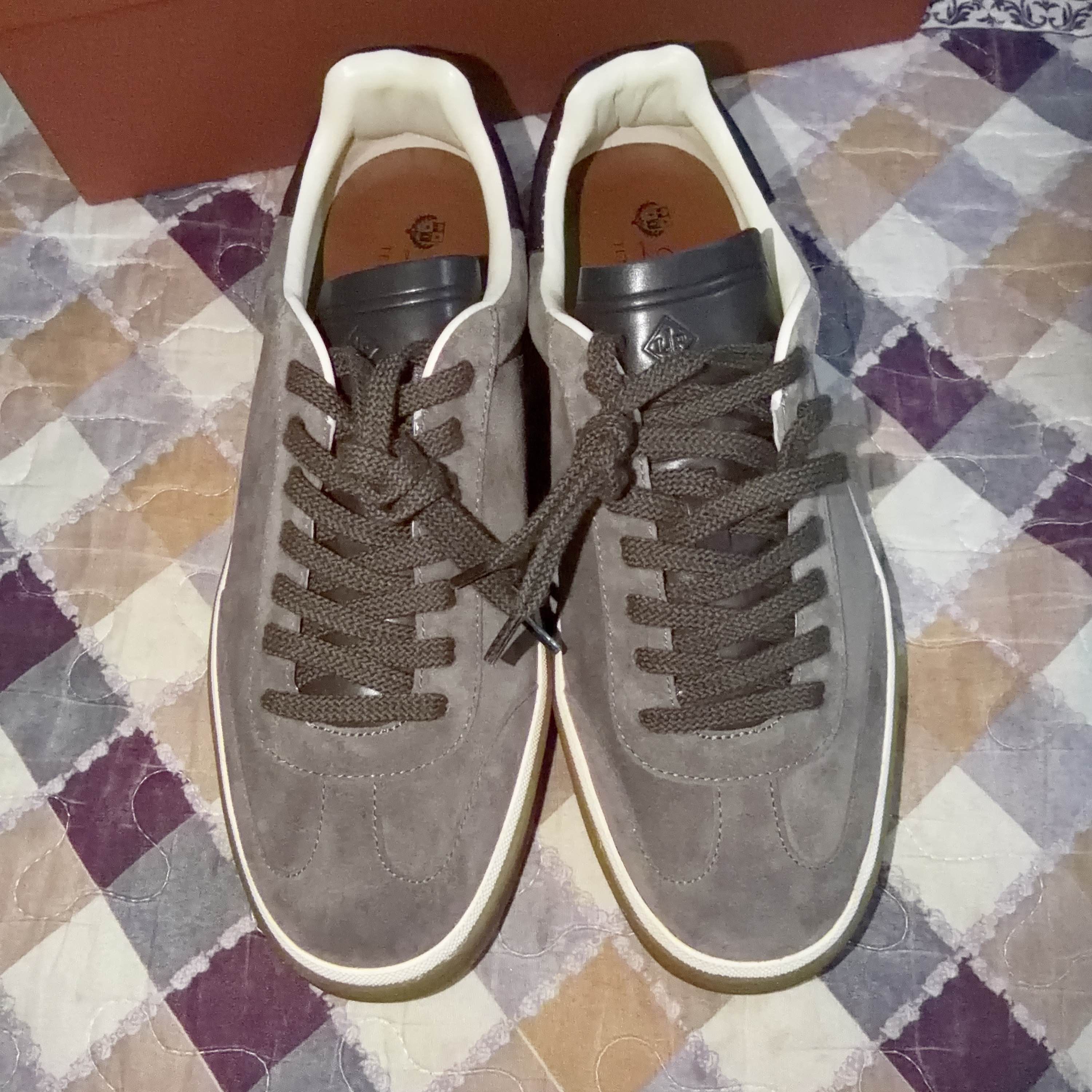Loro Piana Loro Piana Tennis Walk Suede Low Top Sneakers Size 41 Size US 8 / EU 41 - 2 Thumbnail