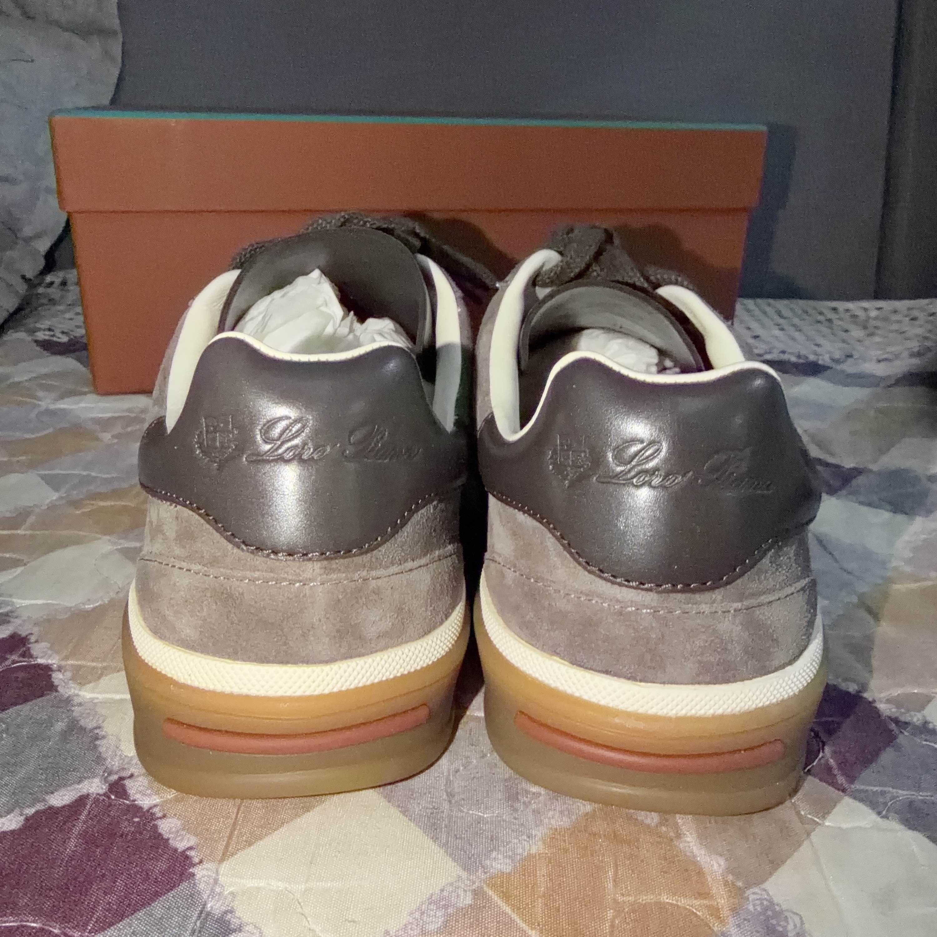 Loro Piana Loro Piana Tennis Walk Suede Low Top Sneakers Size 41 Size US 8 / EU 41 - 3 Thumbnail