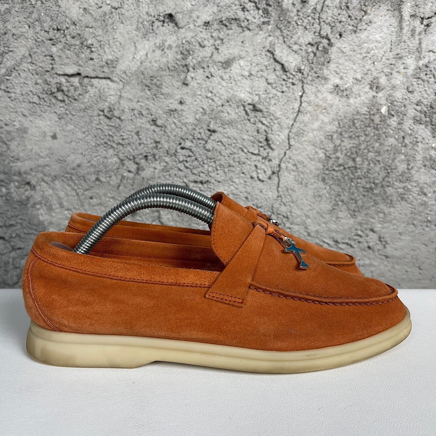 Loro Piana Loro Piana Summer Charms Walk Suede Loafers Size 37 Size US 7 / IT 37 - 8 Thumbnail
