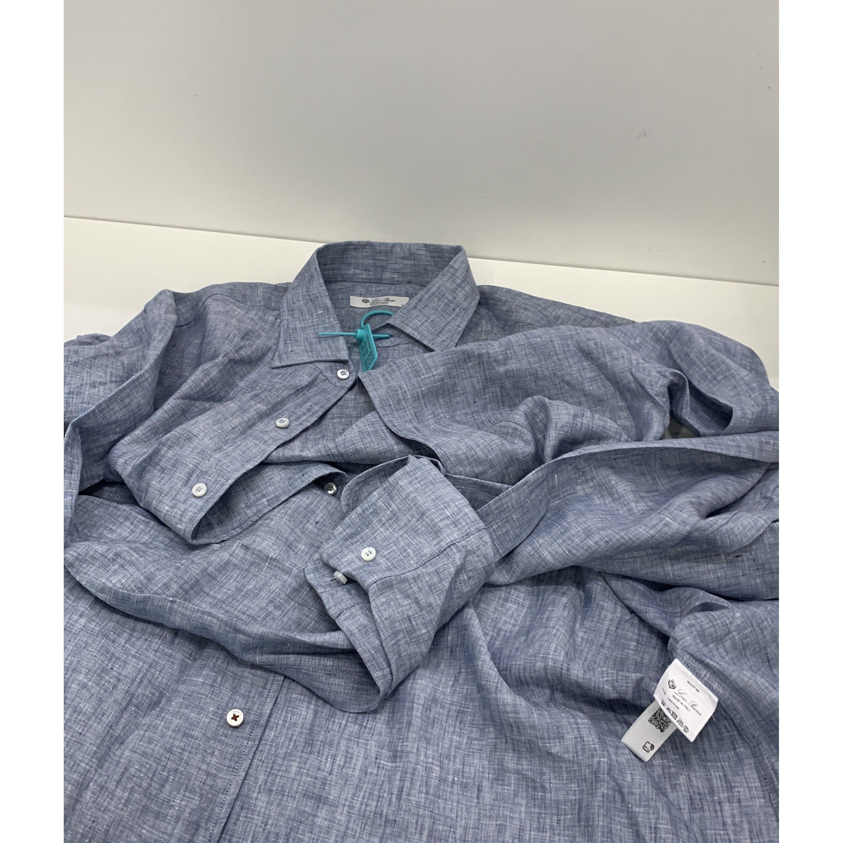 Loro Piana Loro Piana Andre Linen Shirt Size M Size US M / EU 48-50 / 2 - 5 Thumbnail