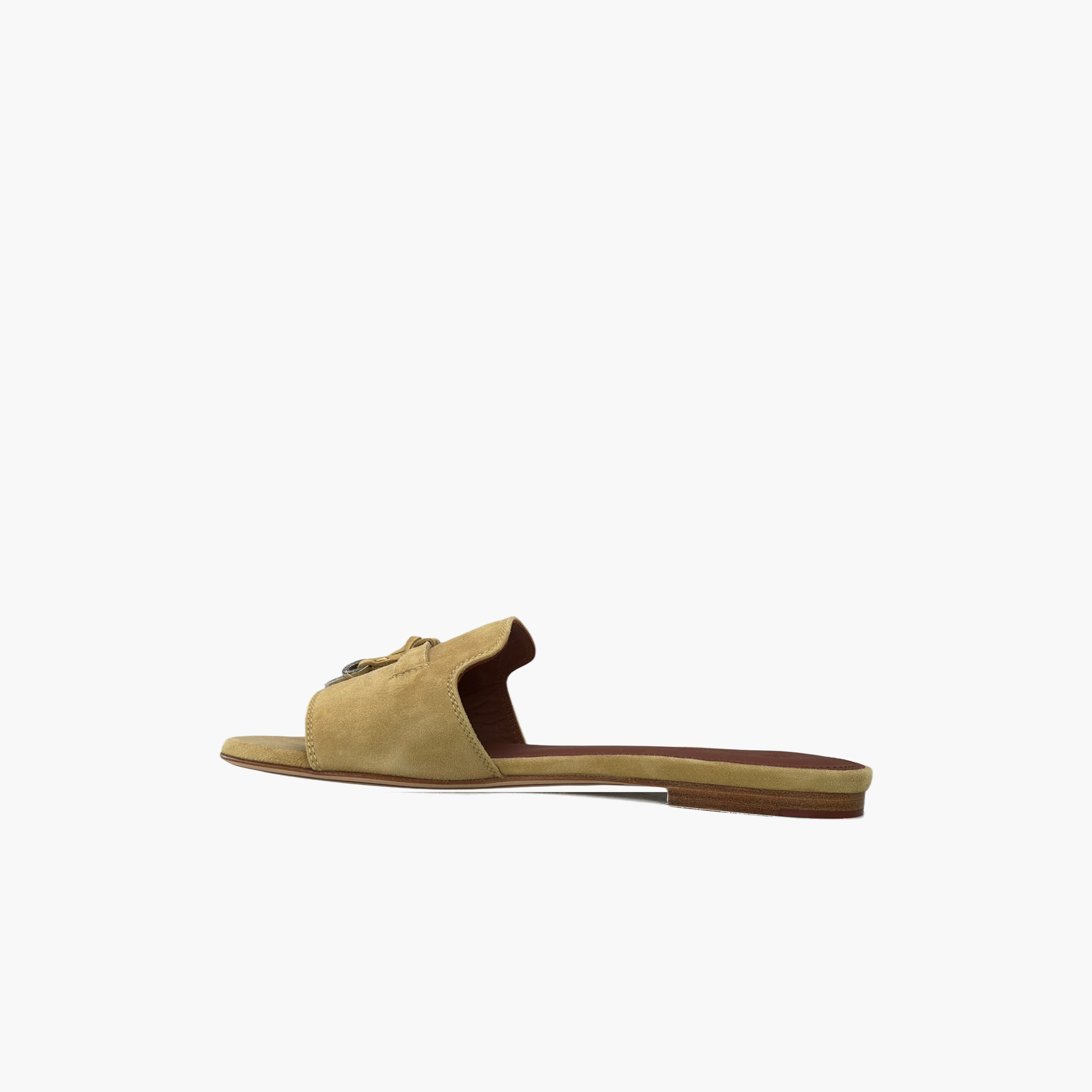 Loro Piana Loro Piana Suede Logo Sandals Size 35 Size US 5 / IT 35 - 3 Thumbnail