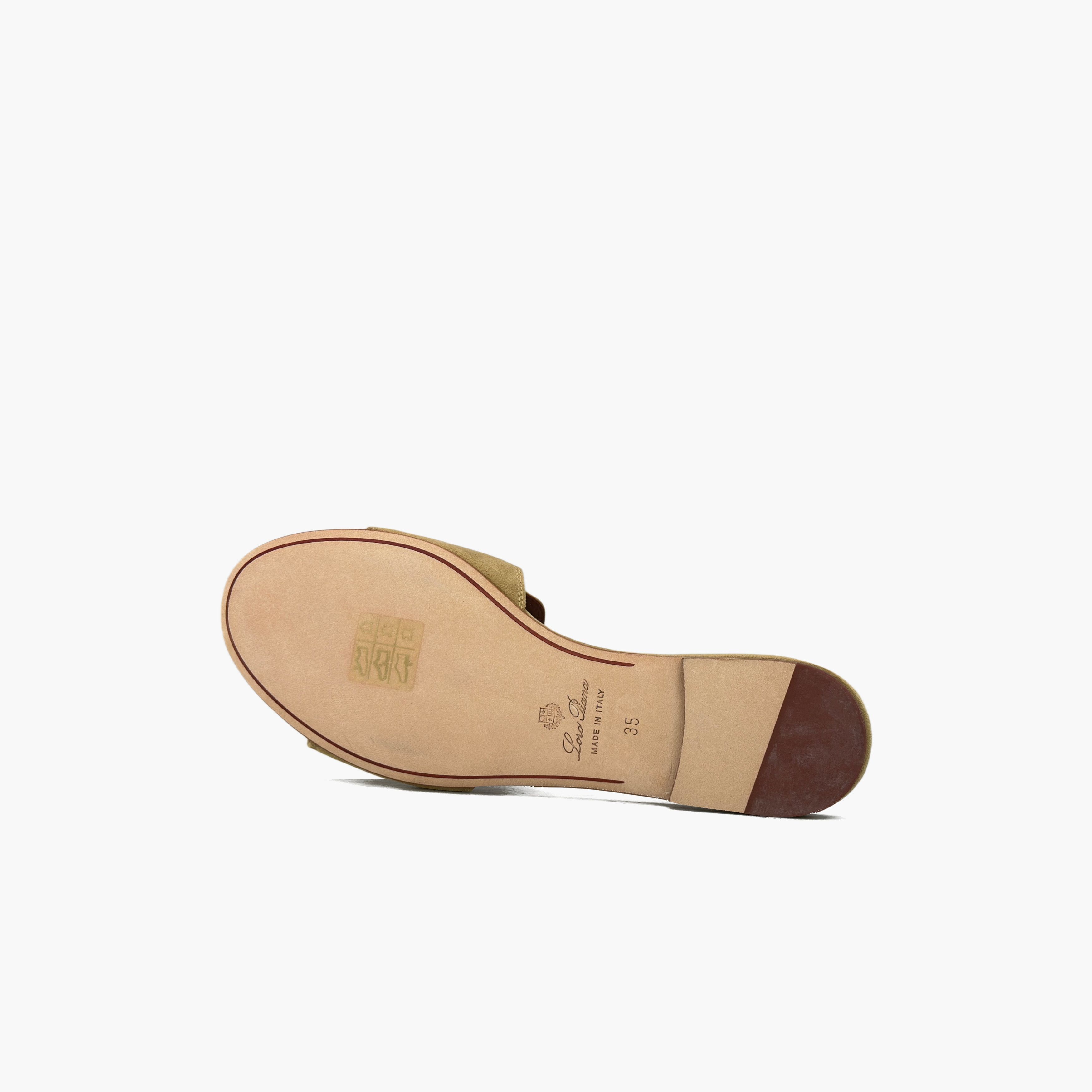 Loro Piana Loro Piana Suede Logo Sandals Size 35 Size US 5 / IT 35 - 8 Thumbnail