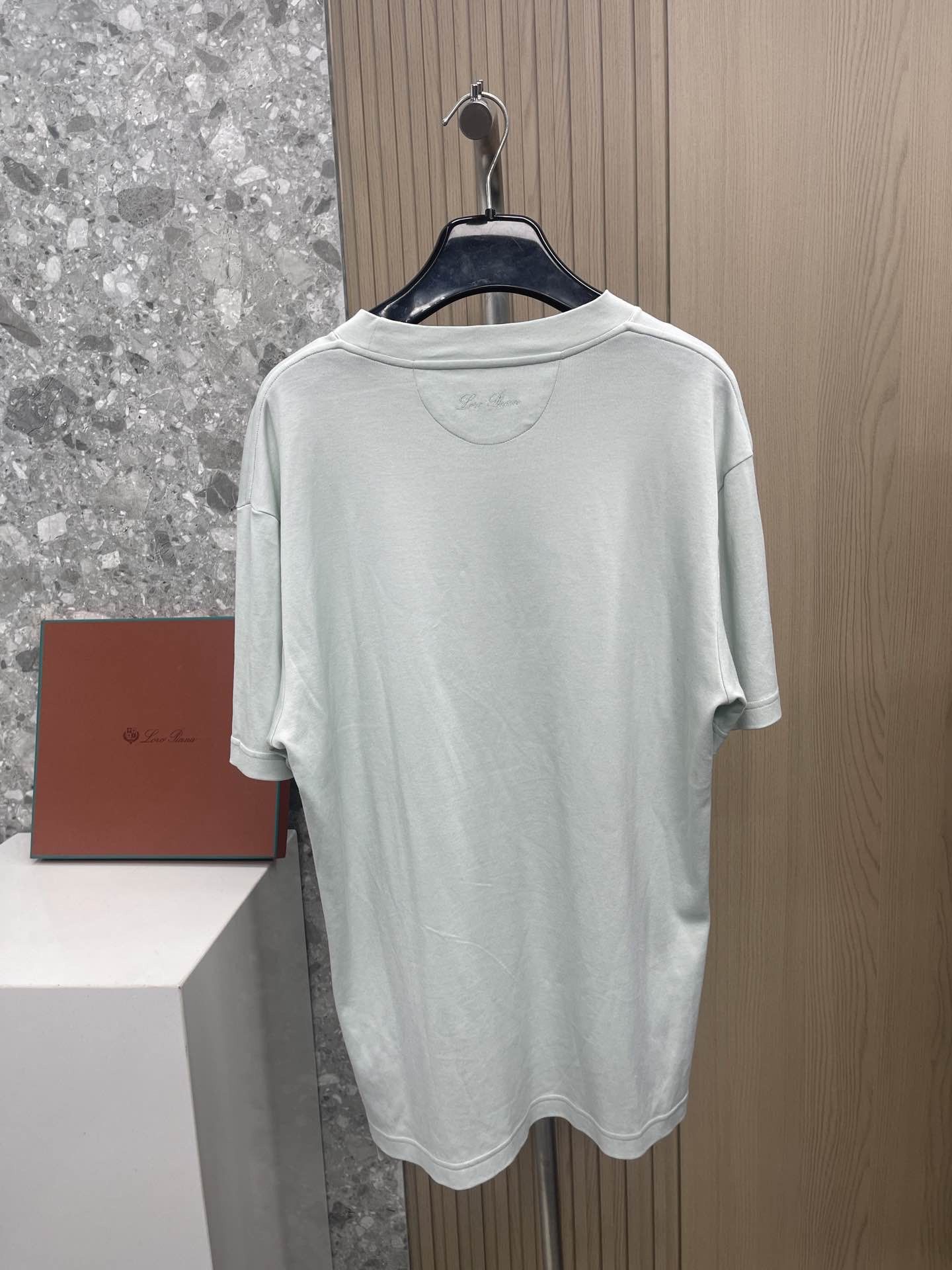 Loro Piana Loro Piana Solid Cotton Short Sleeve T-Shirt Size S Size US S / EU 44-46 / 1 - 2 Thumbnail