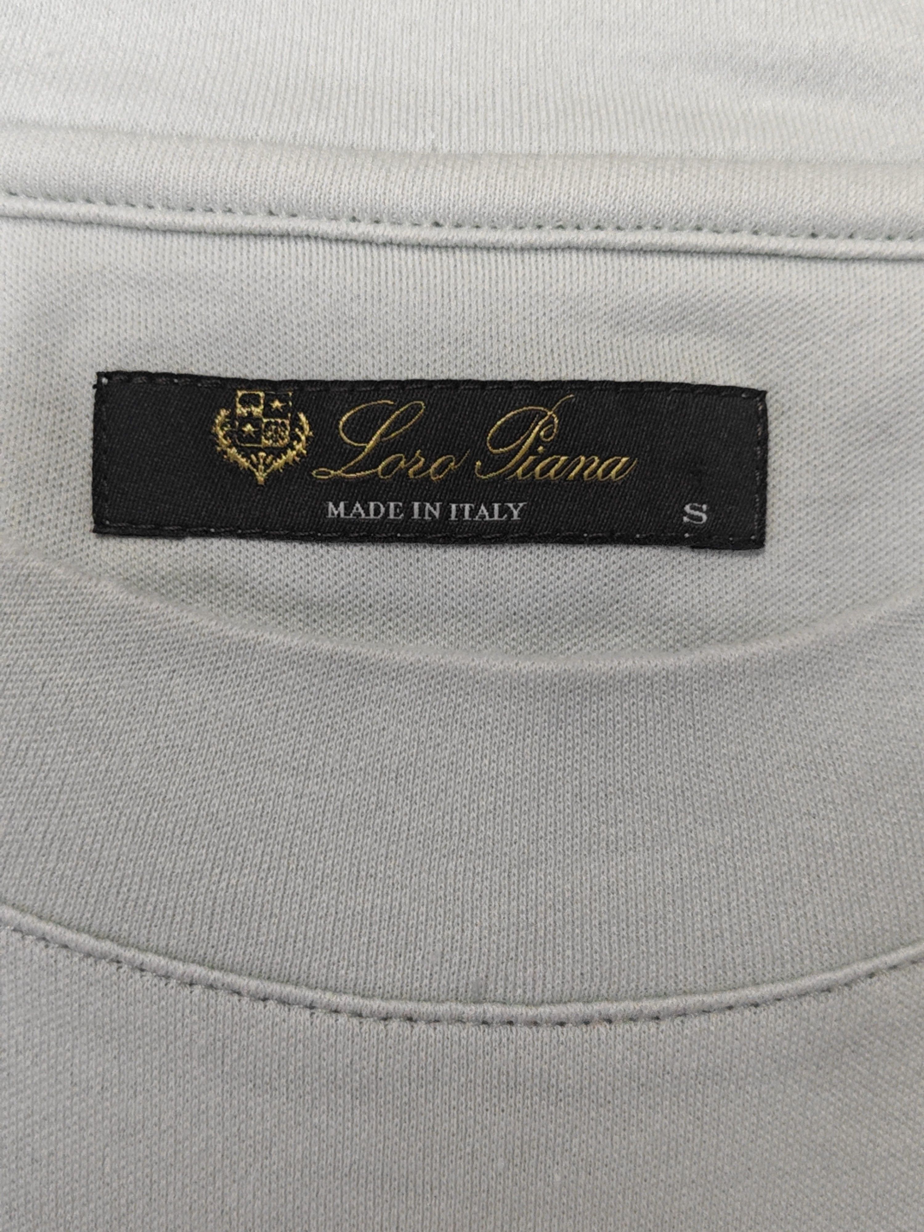 Loro Piana Loro Piana Mint Cotton T-Shirt Size S Size US S / EU 44-46 / 1 - 3 Thumbnail