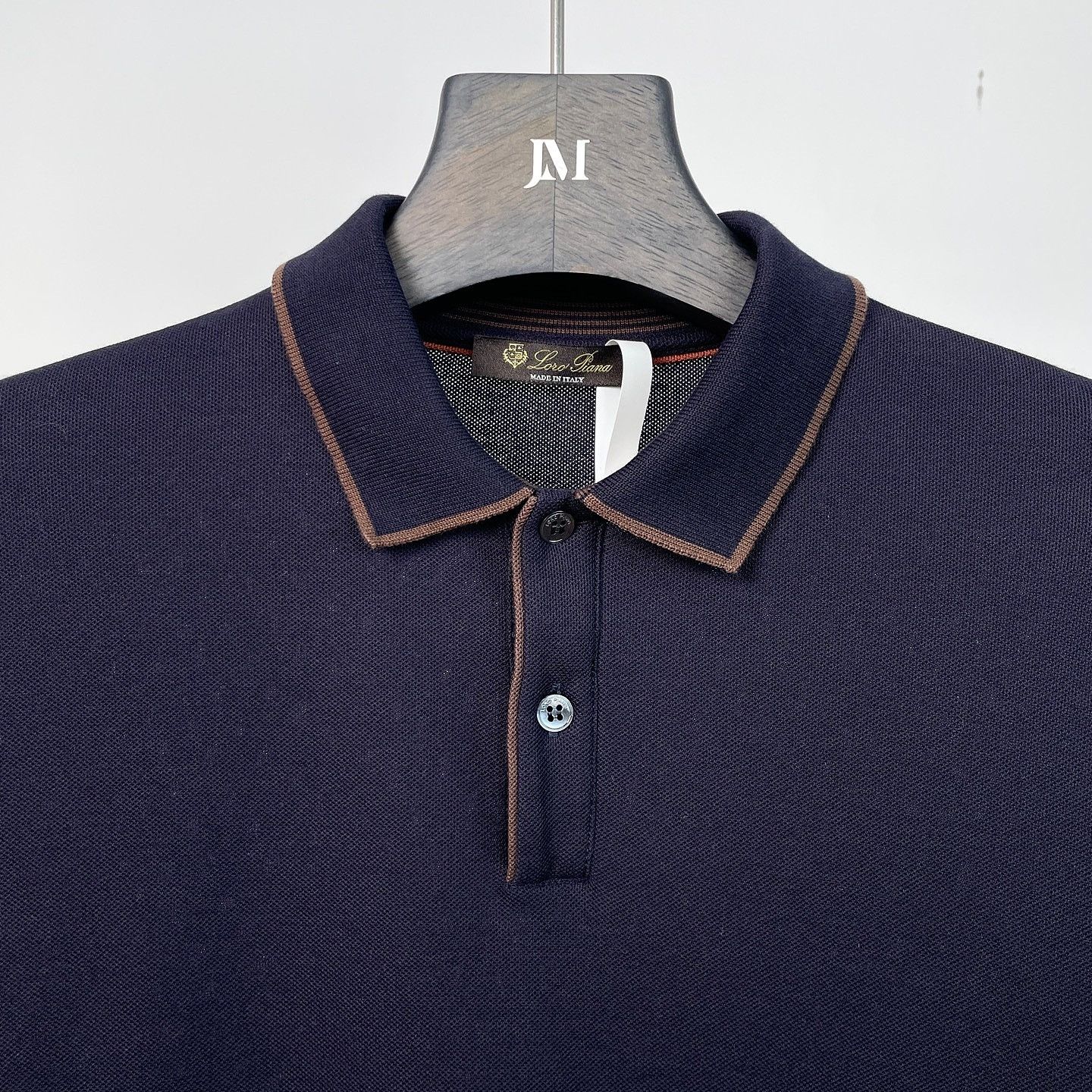 Loro Piana Loro Piana Contrast Trim Polo Shirt Size M Size US M / EU 48-50 / 2 - 3 Thumbnail