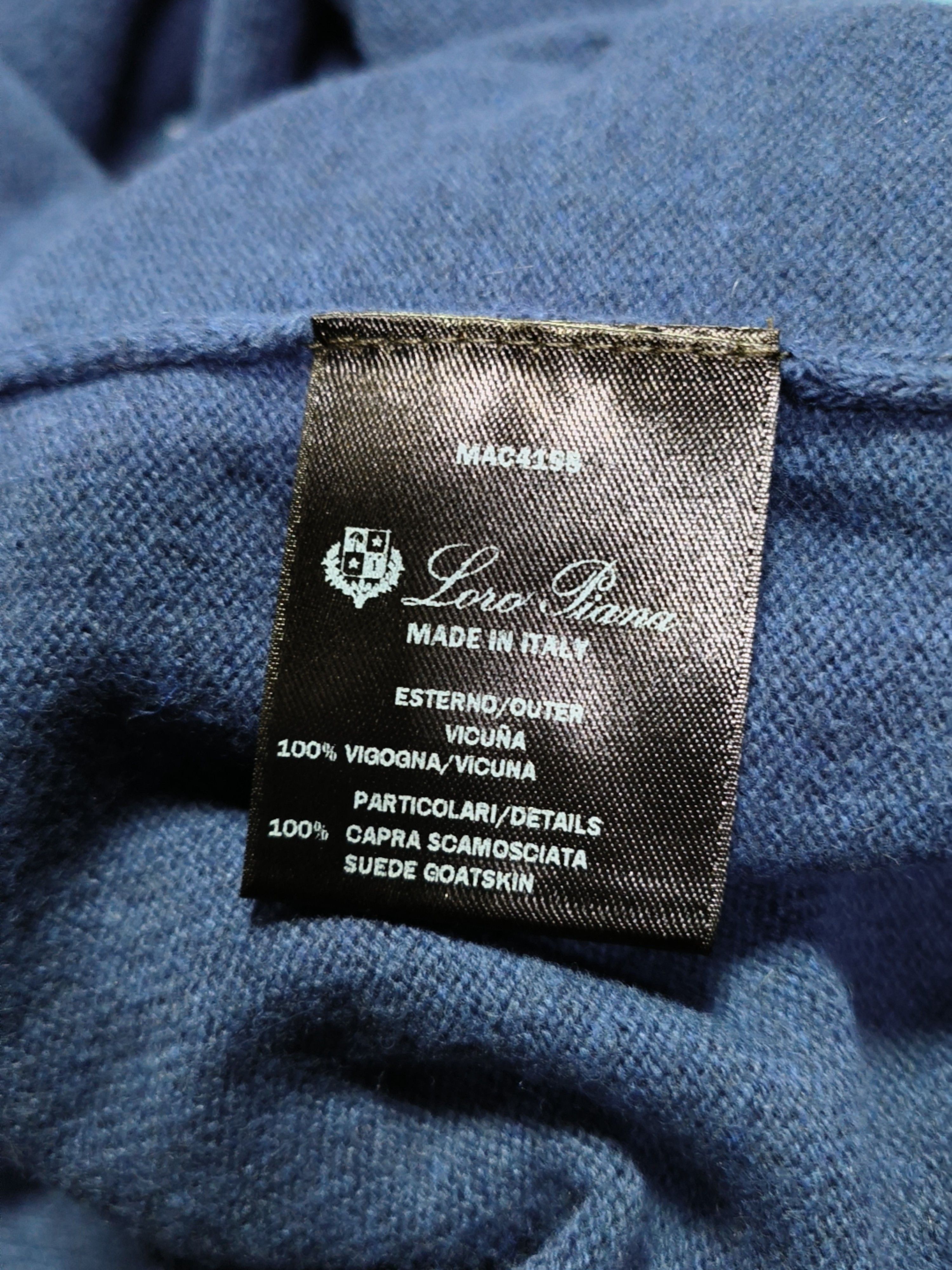 Loro Piana Loro Piana Vicuna Suede Zip Jacket US L Size US L / EU 52-54 / 3 - 4 Thumbnail