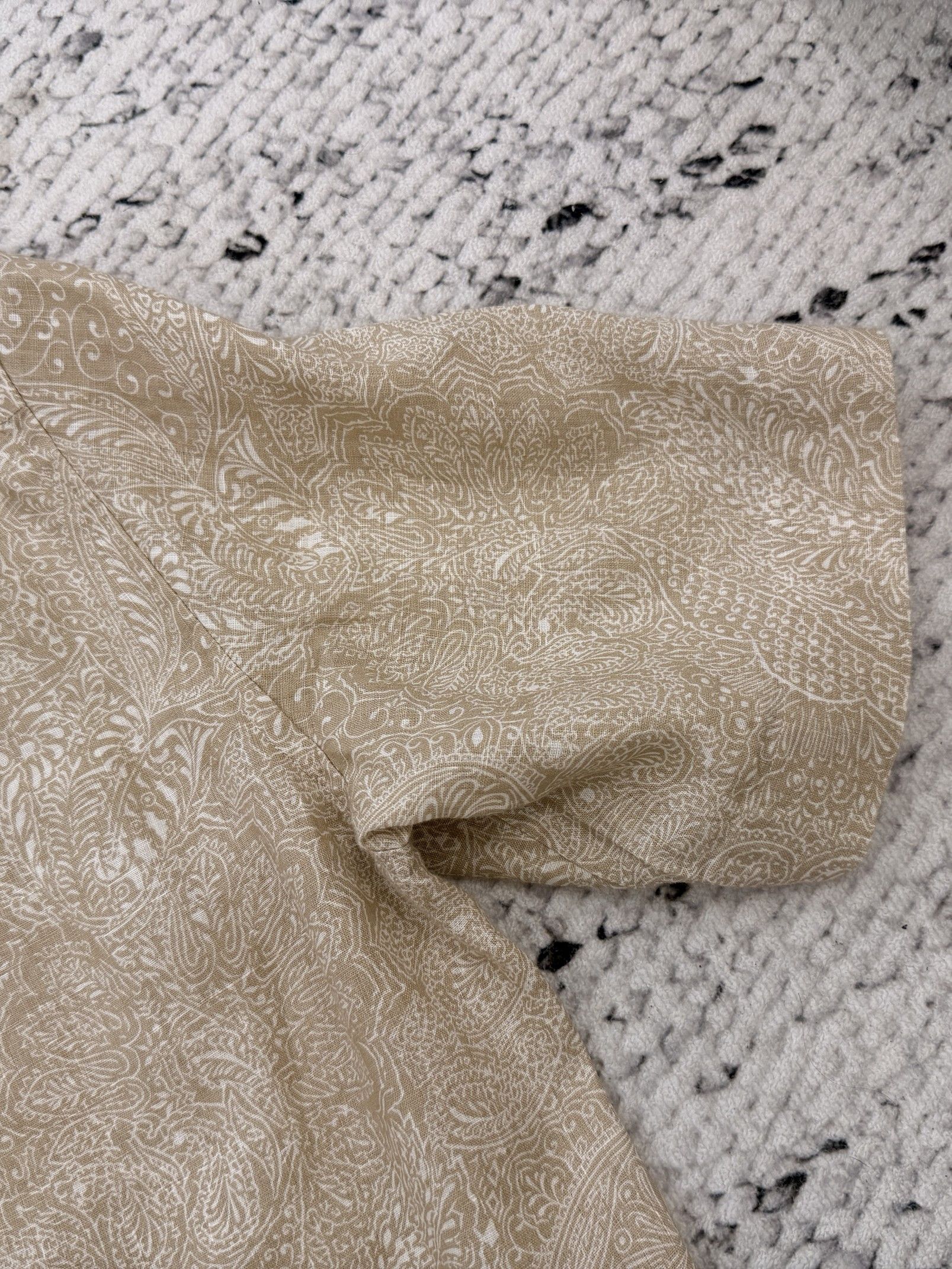 Loro Piana Loro Piana Paisley Linen Cuban Collar Shirt Size M Size US M / EU 48-50 / 2 - 13 Thumbnail