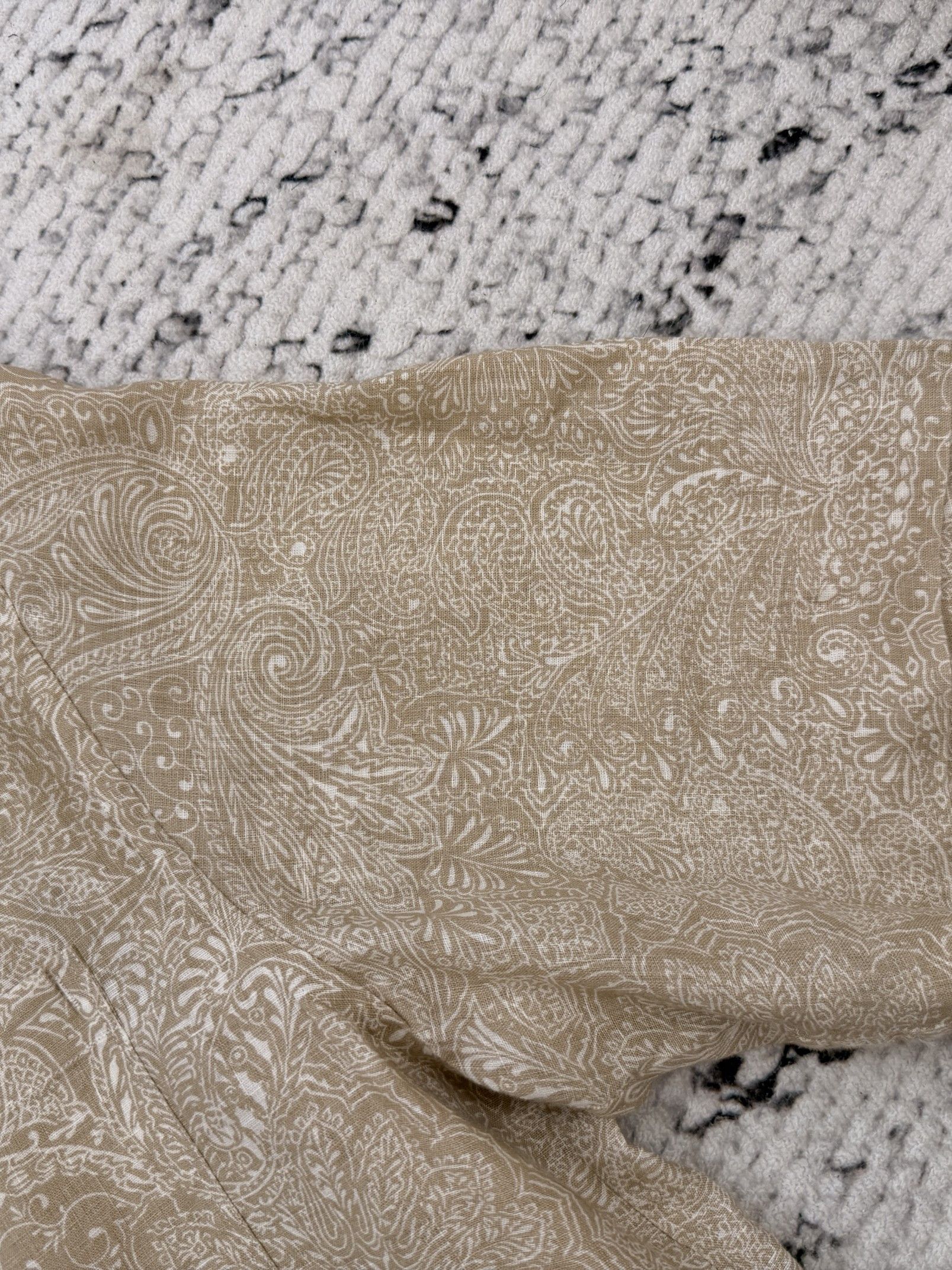 Loro Piana Loro Piana Paisley Linen Cuban Collar Shirt Size M Size US M / EU 48-50 / 2 - 10 Thumbnail
