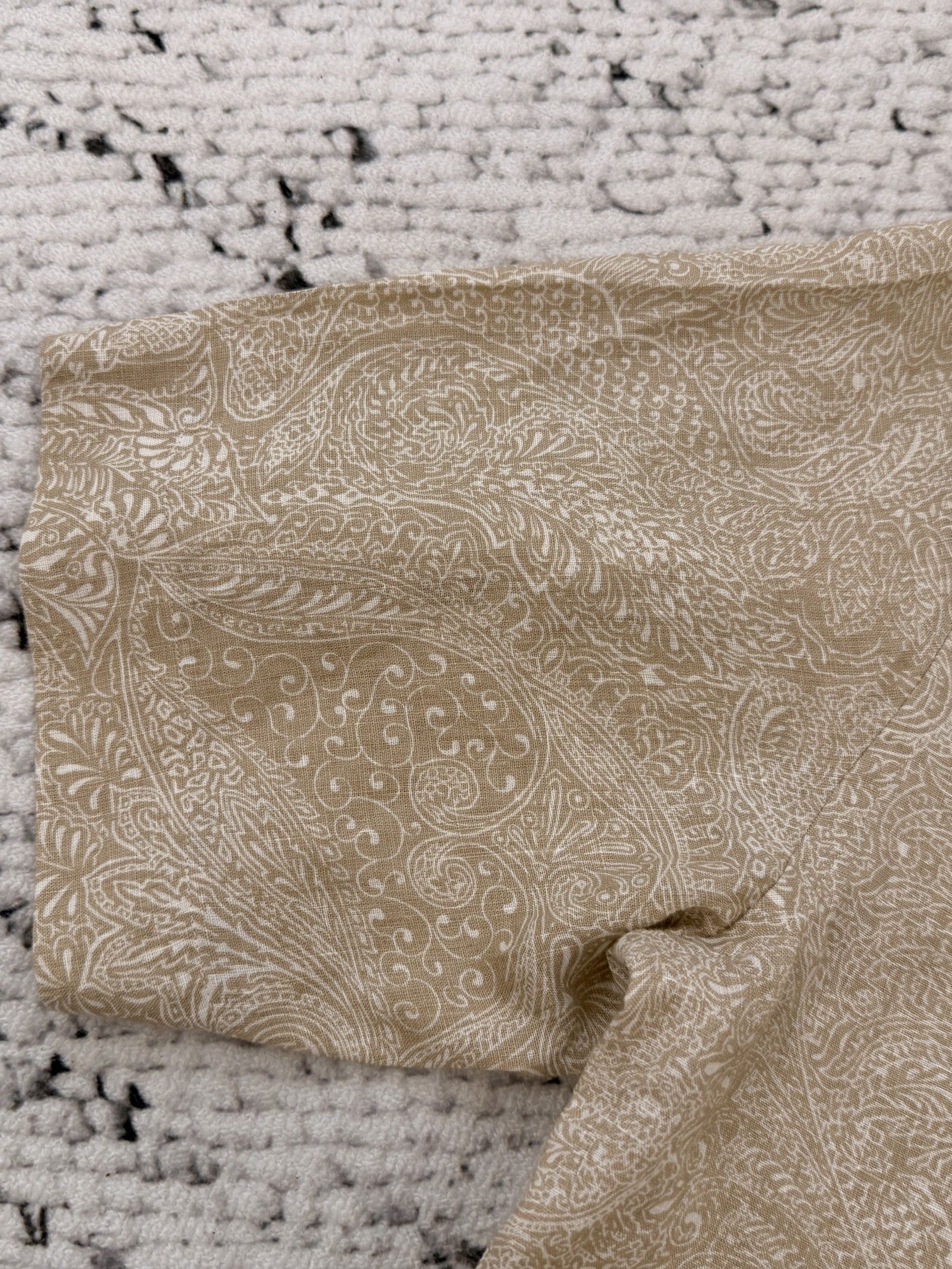 Loro Piana Loro Piana Paisley Linen Cuban Collar Shirt Size M Size US M / EU 48-50 / 2 - 14 Thumbnail
