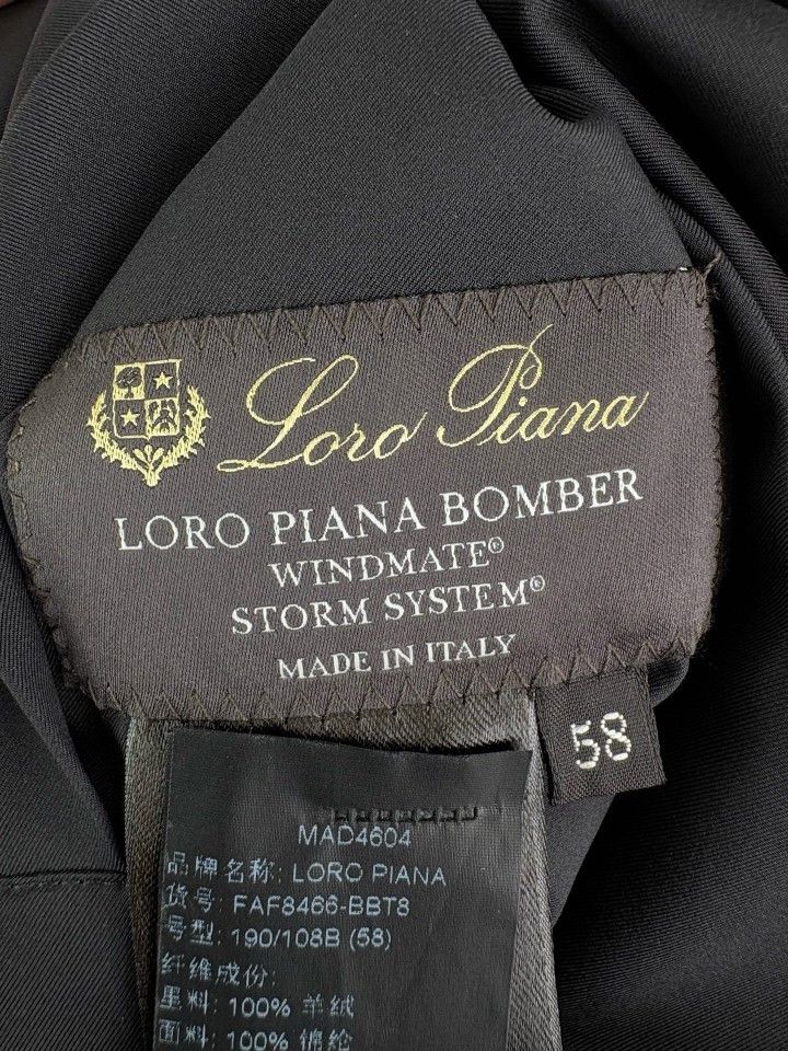 Loro Piana Loro Piana Windmate Storm System Bomber Jacket Size 58 Size US XXL / EU 58 / 5 - 3 Thumbnail