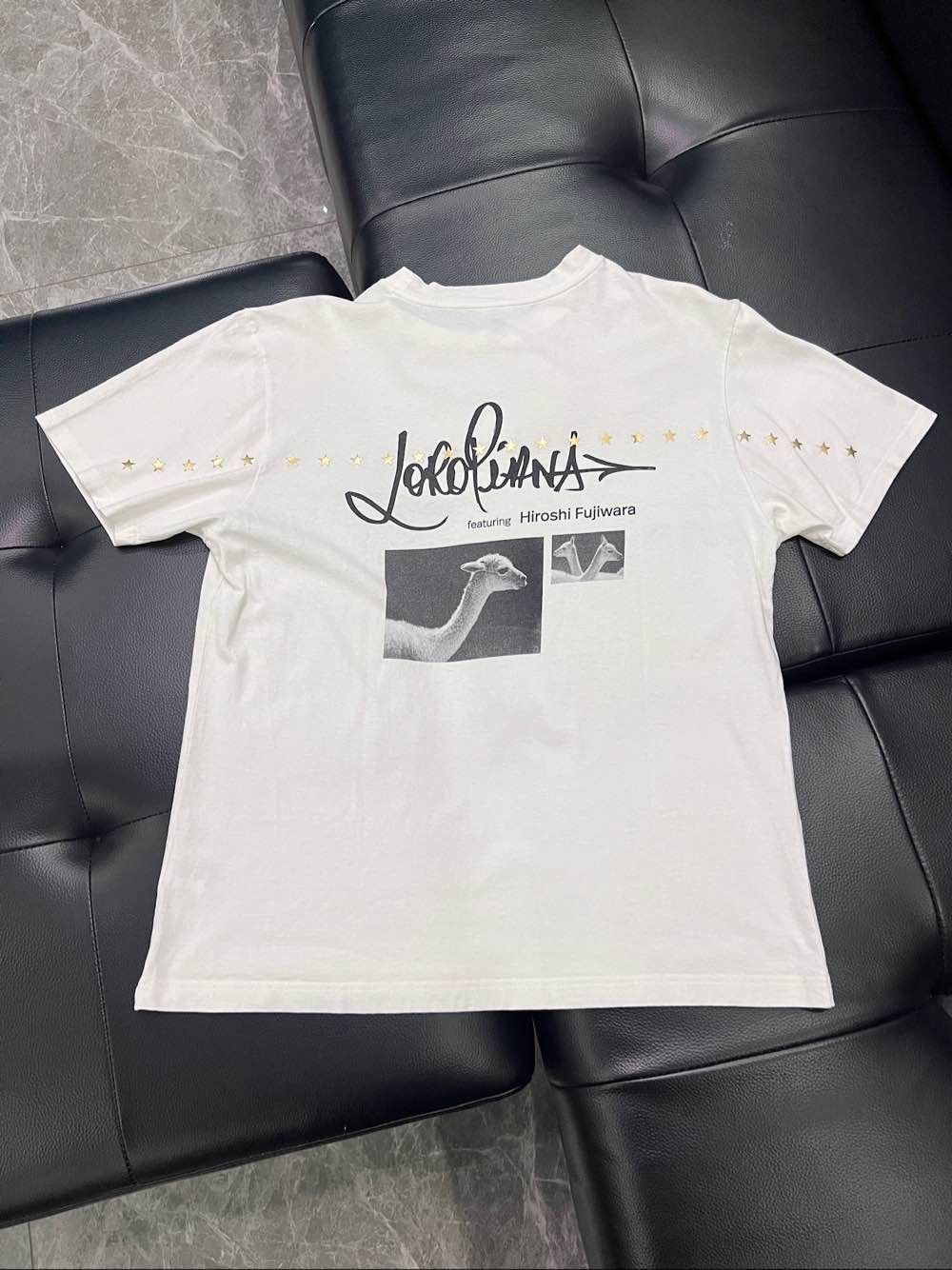 Loro Piana Loro Piana x Hiroshi Fujiwara Vicuna Print T-Shirt Size M Size US M / EU 48-50 / 2 - 2 Thumbnail