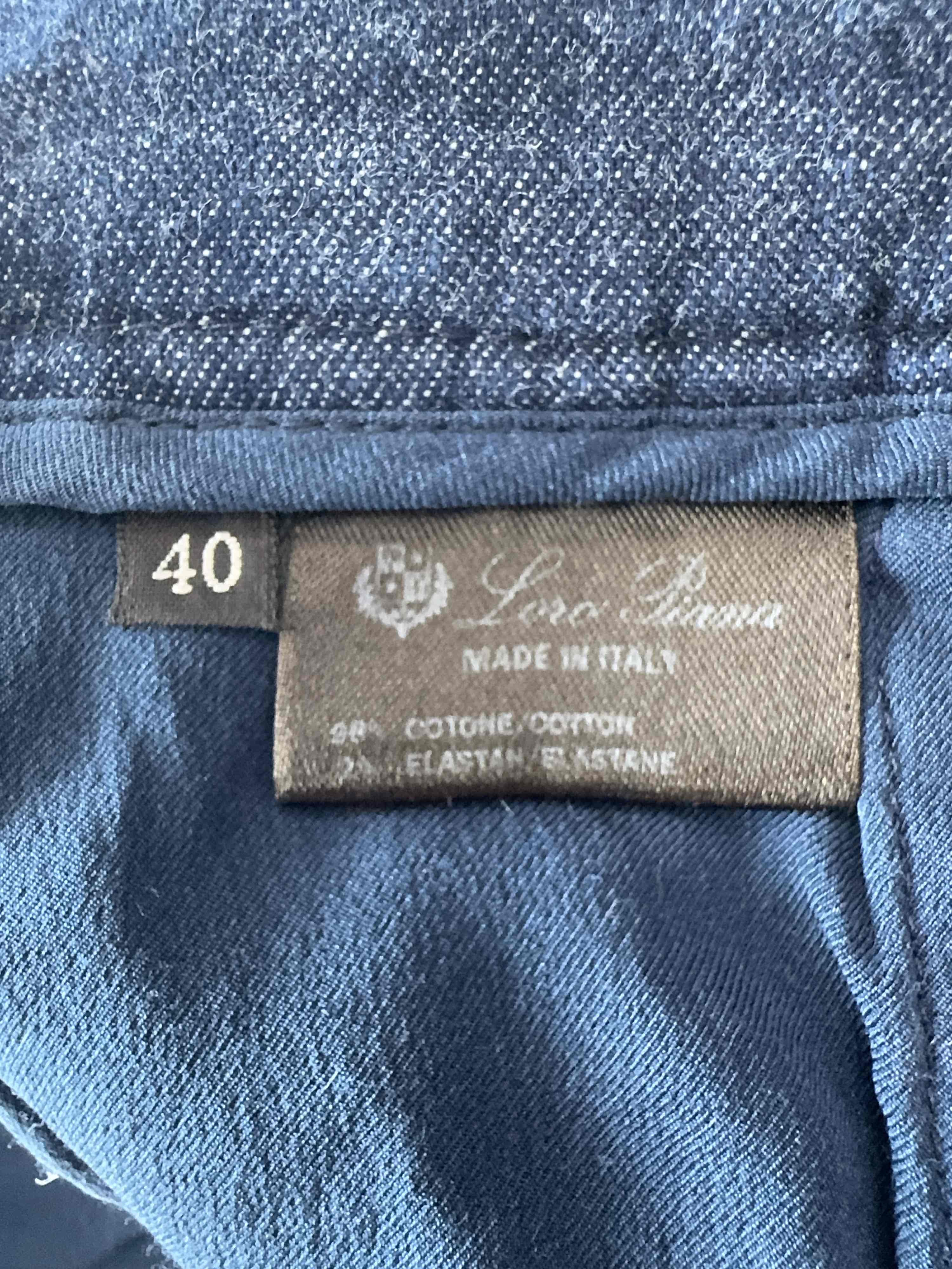Loro Piana Loro Piana Cotton Blend Pants Size 40 Size 27" / US 4 / IT 40 - 4 Thumbnail