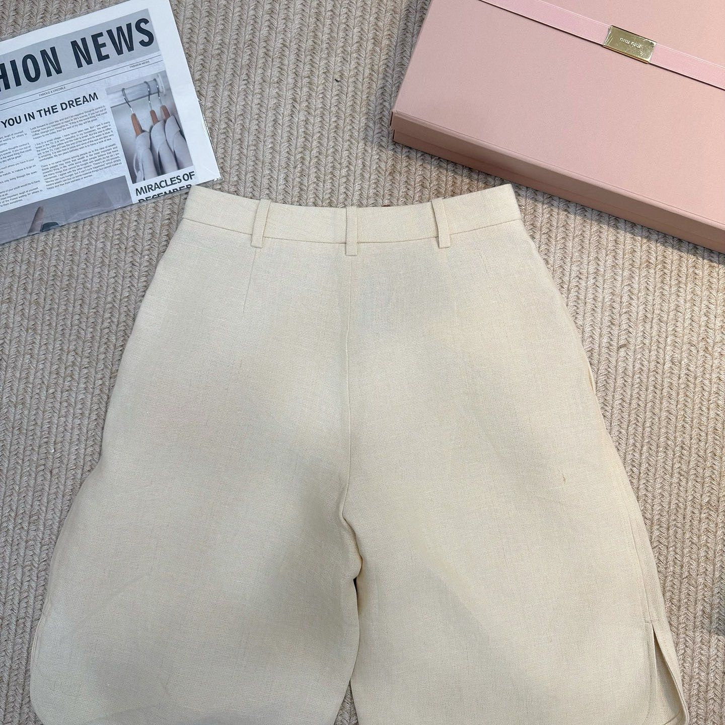 Loro Piana Loro Piana Linen Shorts Size 40 Size 27" / US 4 / IT 40 - 2 Thumbnail