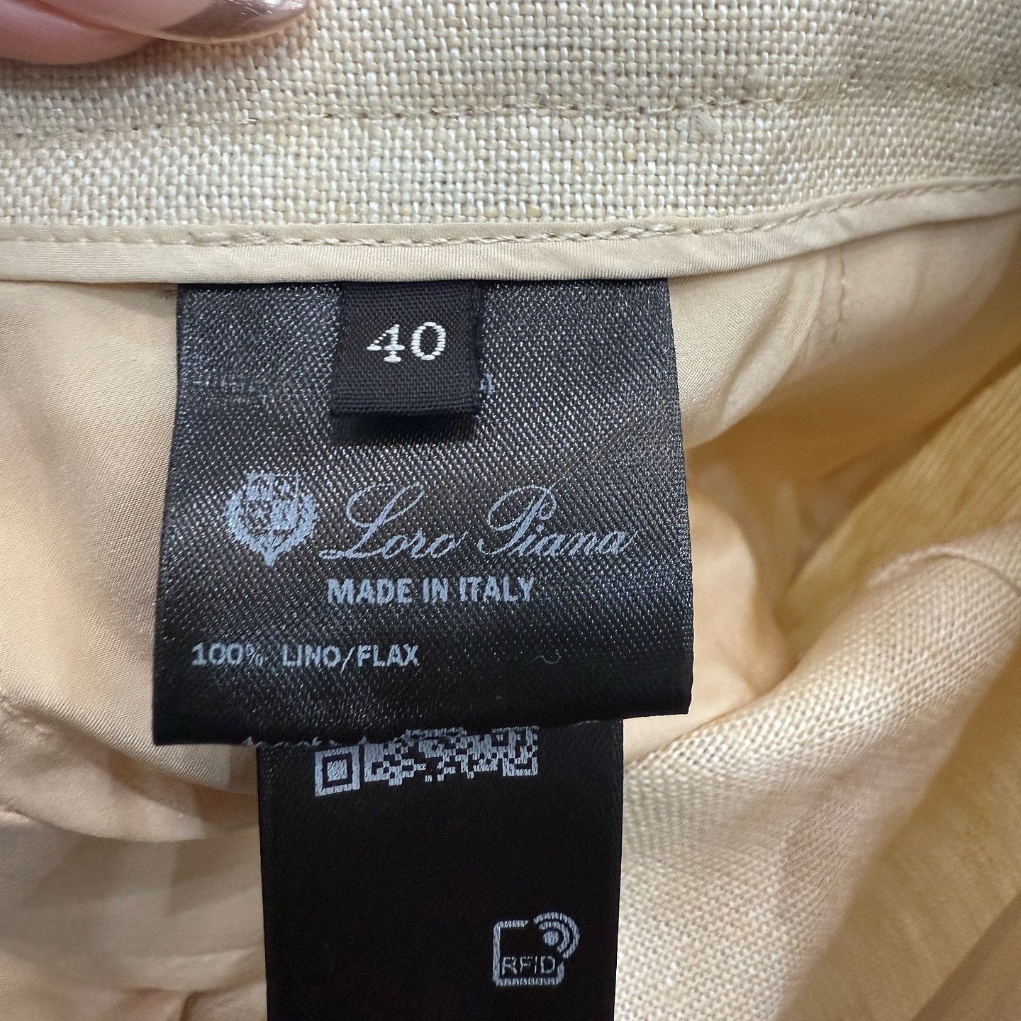 Loro Piana Loro Piana Linen Shorts Size 40 Size 27" / US 4 / IT 40 - 4 Thumbnail
