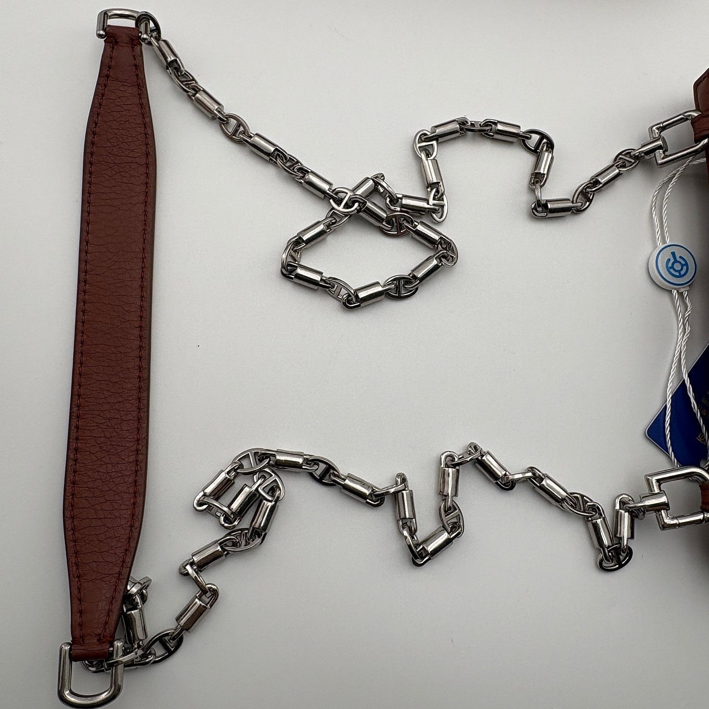 Loro Piana Loro Piana Leather Chain Crossbody Bag ONE SIZE Size ONE SIZE - 12 Thumbnail