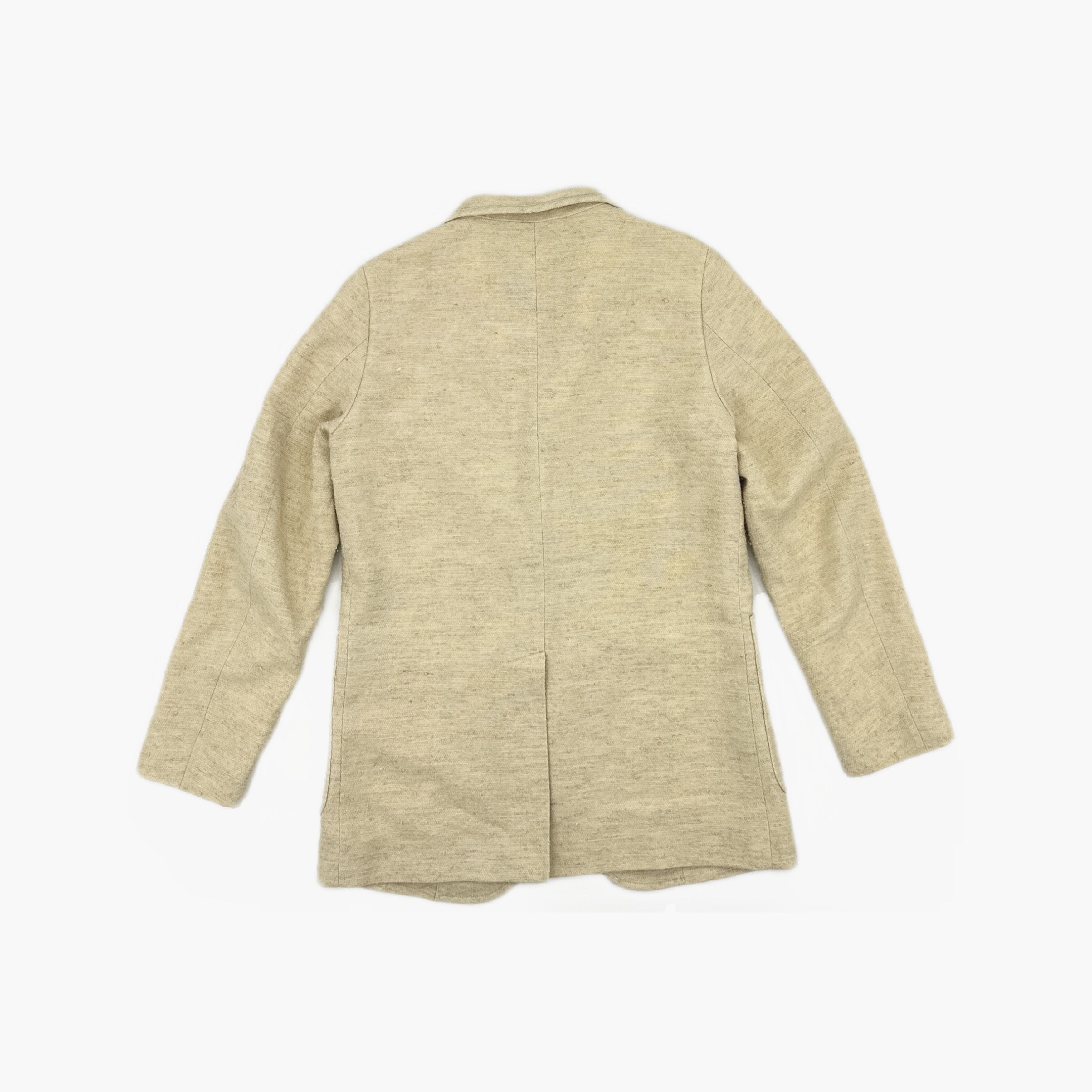 Loro Piana Loro Piana Wool Blend Single-Breasted Blazer Beige Size 36 Size XS / US 0-2 / IT 36-38 - 2 Thumbnail