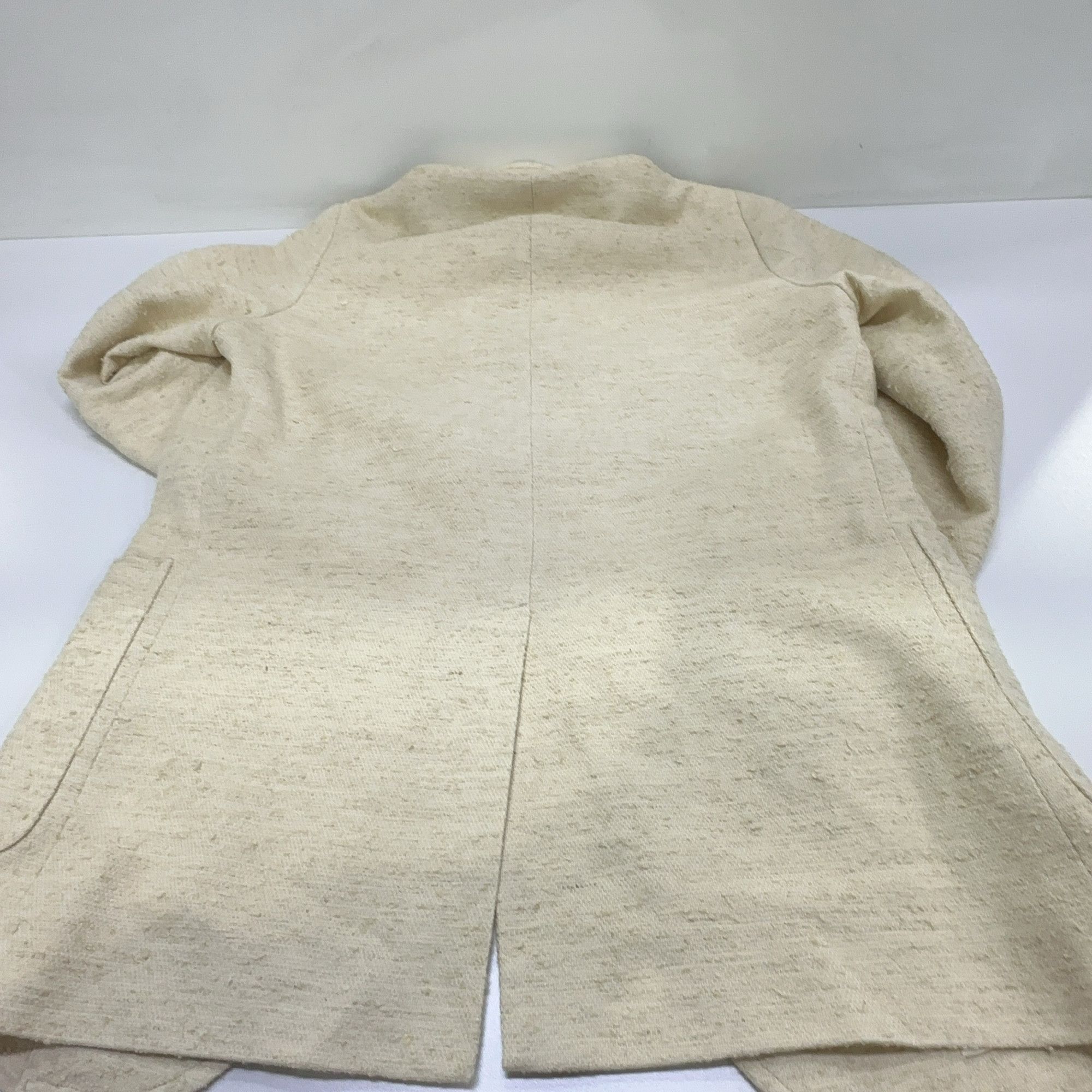 Loro Piana Loro Piana Wool Blend Single-Breasted Blazer Beige Size 36 Size XS / US 0-2 / IT 36-38 - 10 Thumbnail