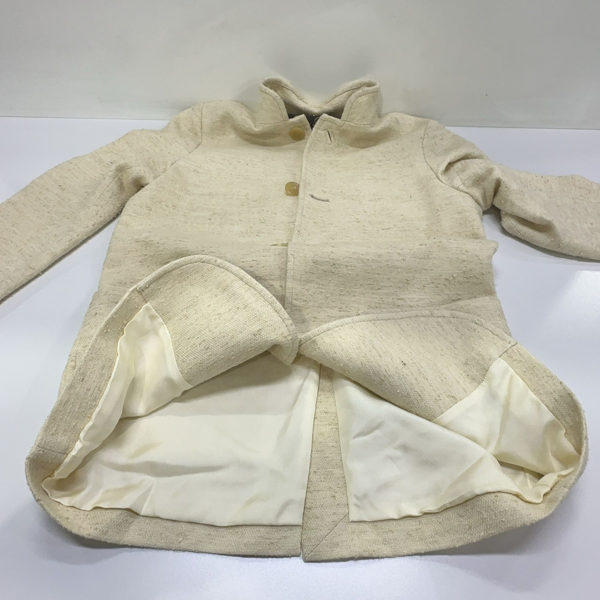 Loro Piana Loro Piana Wool Blend Single-Breasted Blazer Beige Size 36 Size XS / US 0-2 / IT 36-38 - 7 Thumbnail