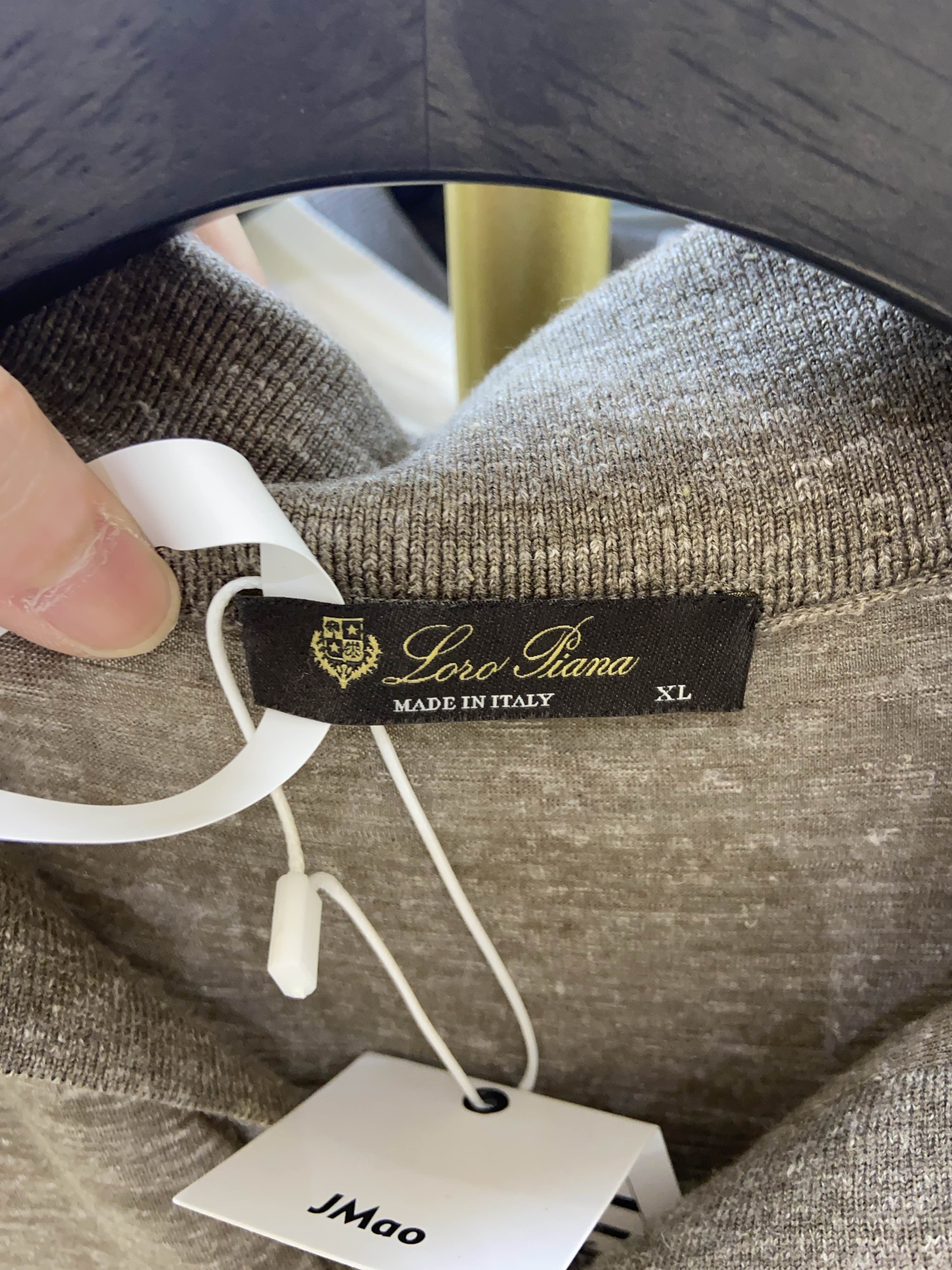 Loro Piana Loro Piana Cashmere Blend Knit Polo Size L Size US L / EU 52-54 / 3 - 3 Thumbnail