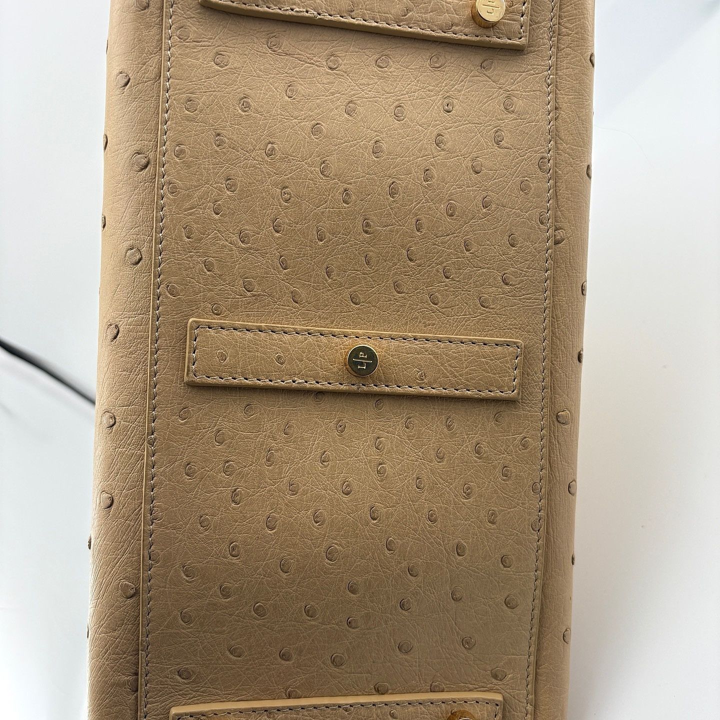 Loro Piana Loro Piana Ostrich Embossed Handle Bag One Size Size ONE SIZE - 10 Thumbnail