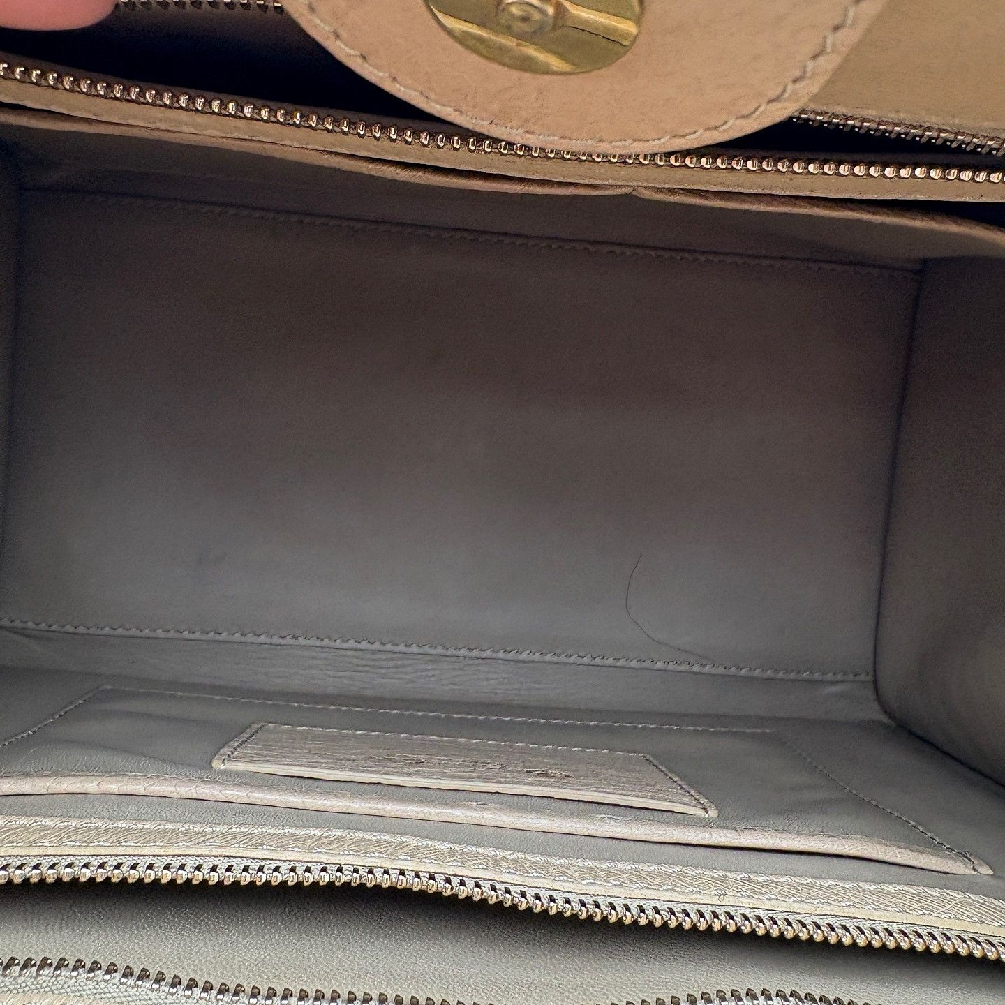 Loro Piana Loro Piana Ostrich Embossed Handle Bag One Size Size ONE SIZE - 5 Thumbnail