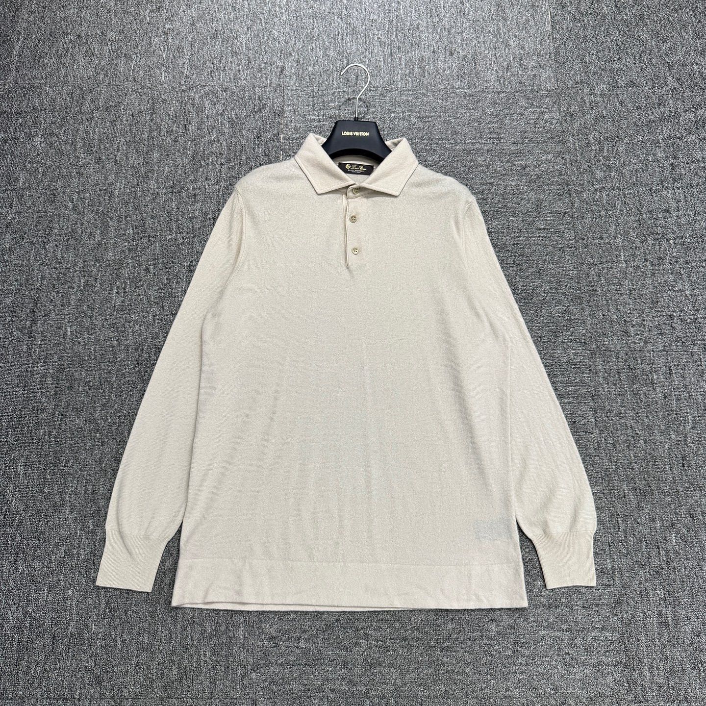 Loro Piana Loro Piana Baby Cashmere Long Sleeve Polo Shirt Size L Size US L / EU 52-54 / 3 - 6 Thumbnail