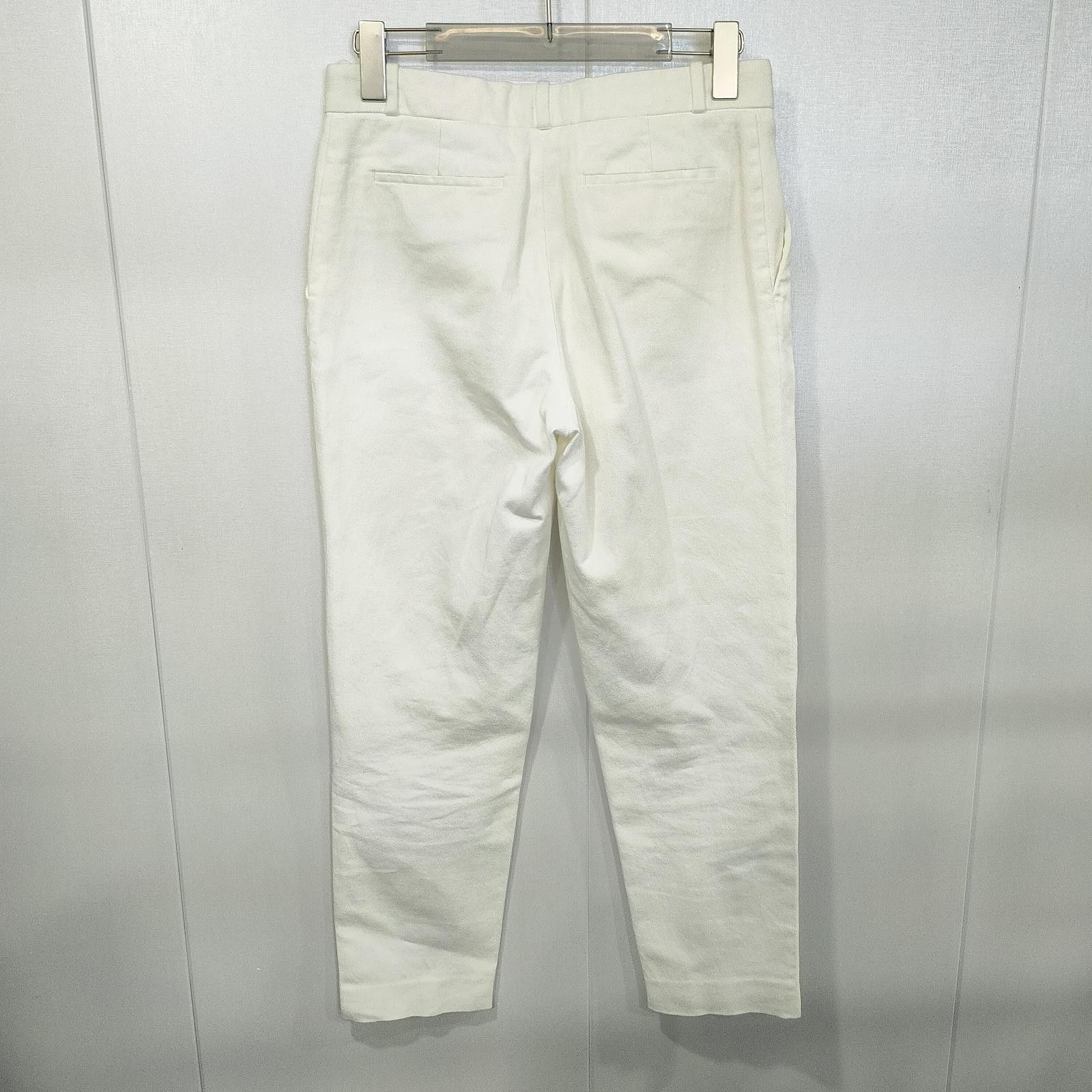 Loro Piana Loro Piana White Cotton Pants Size 38 Size 26" / US 2 / IT 38 - 2 Thumbnail